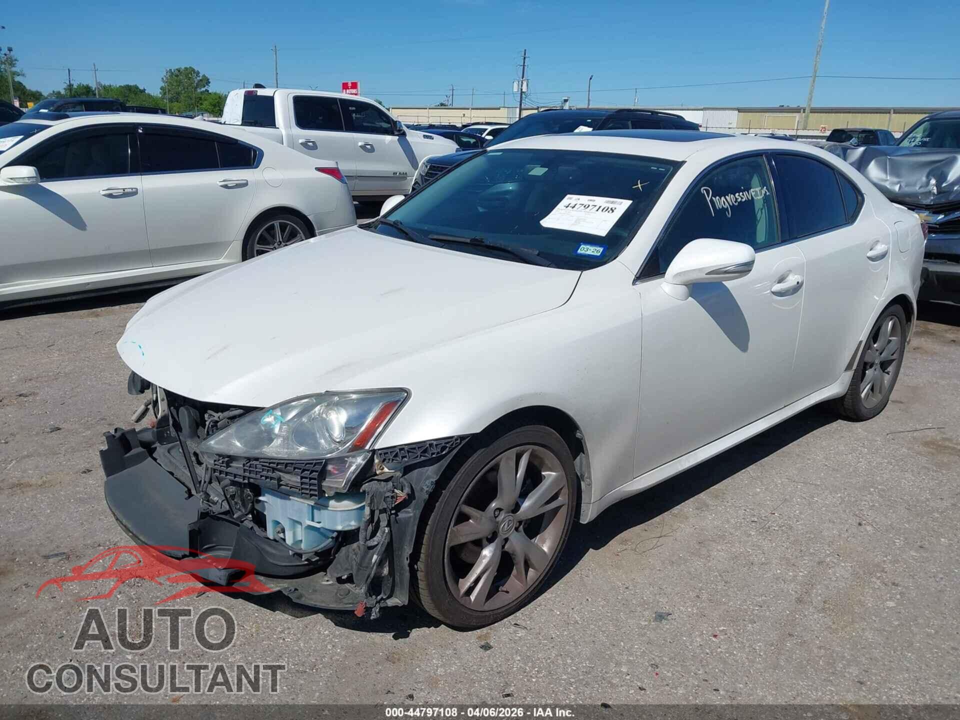 LEXUS IS 250 2009 - JTHBK262895106427