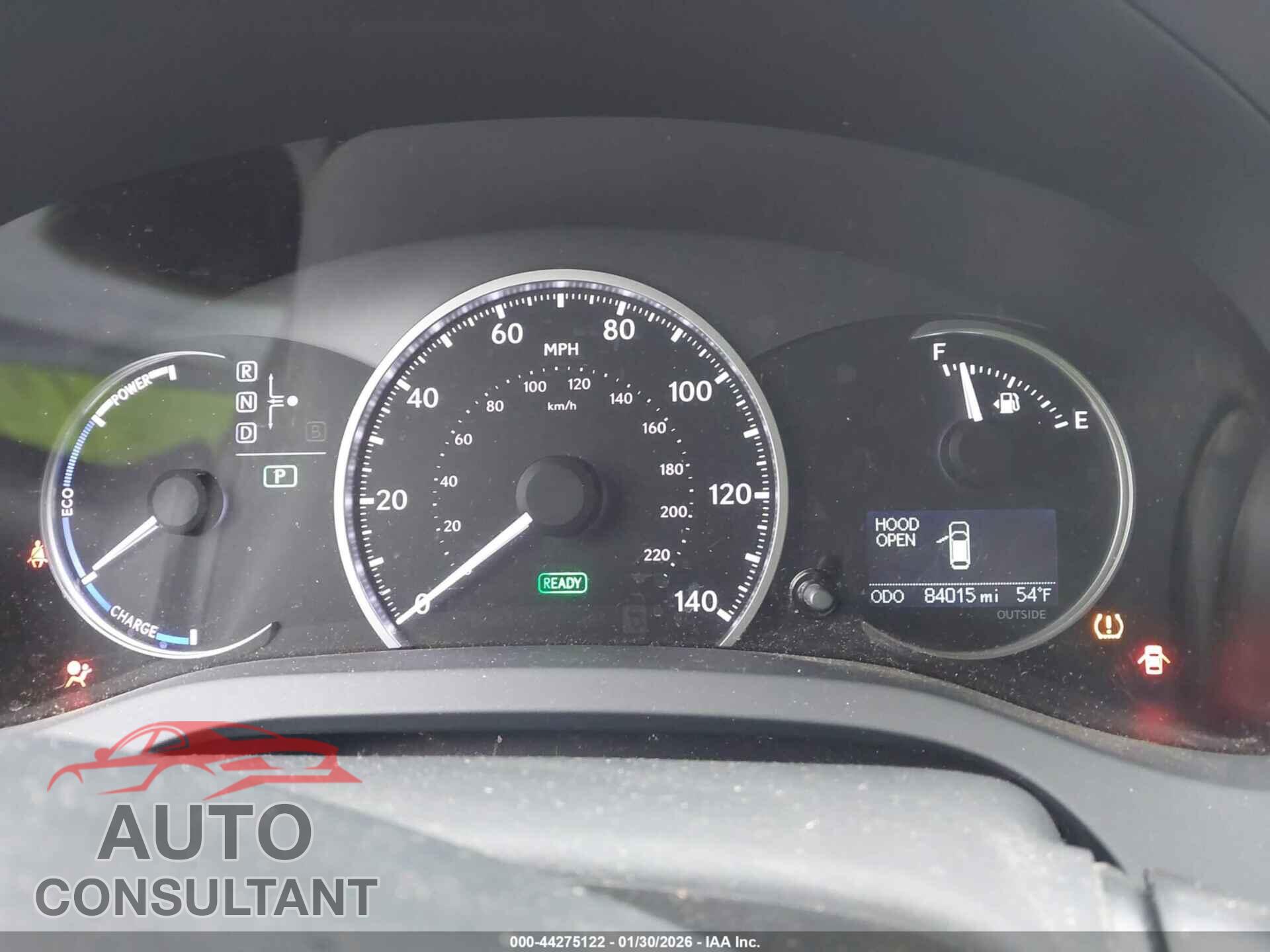LEXUS CT 200H 2012 - JTHKD5BH5C2074227