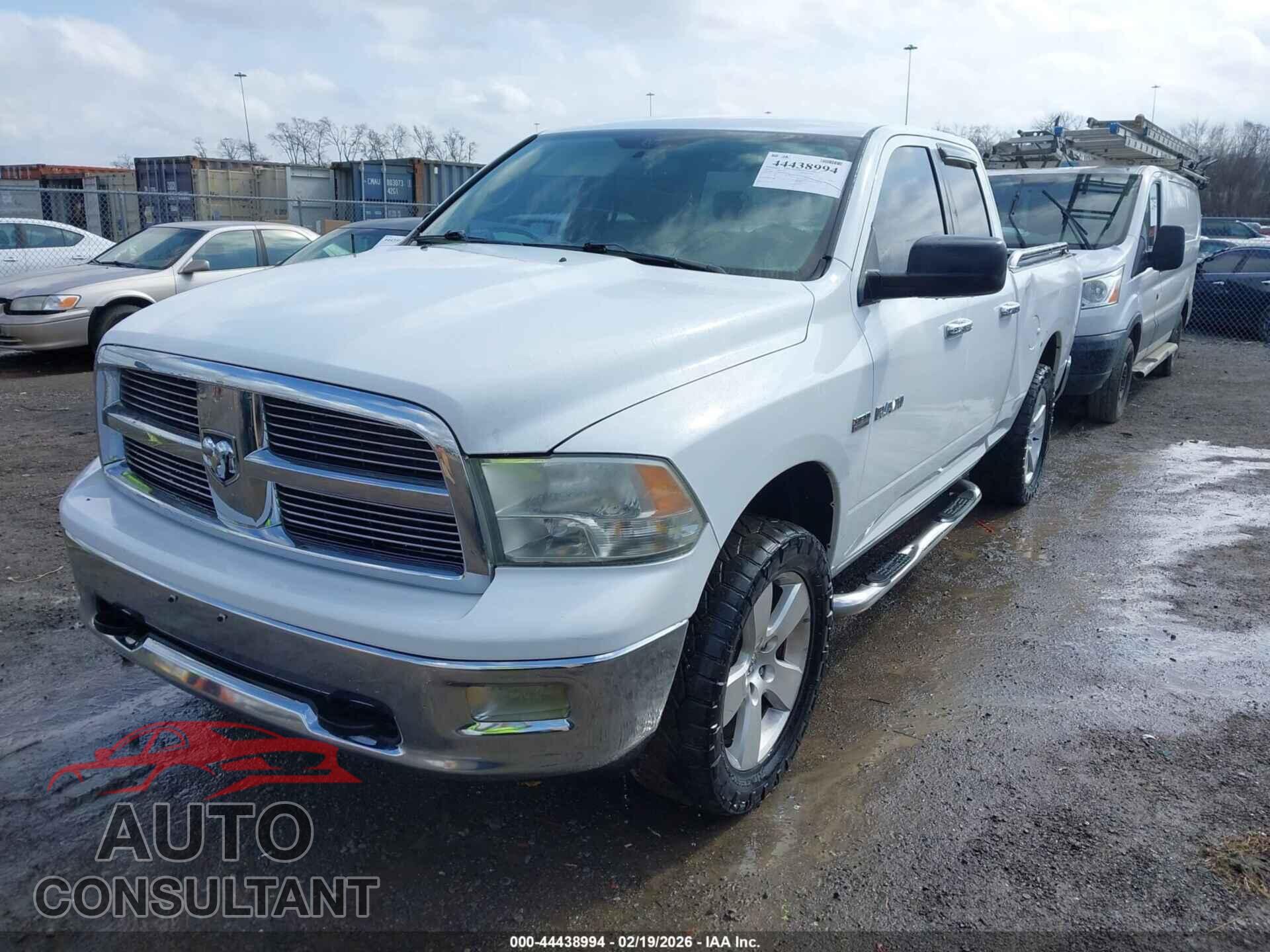 DODGE RAM 1500 2010 - 1D7RV1GT3AS128629