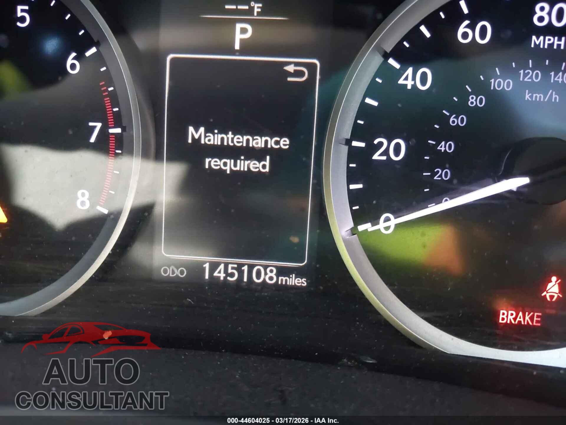 LEXUS IS 250 2014 - JTHCF1D20E5001414