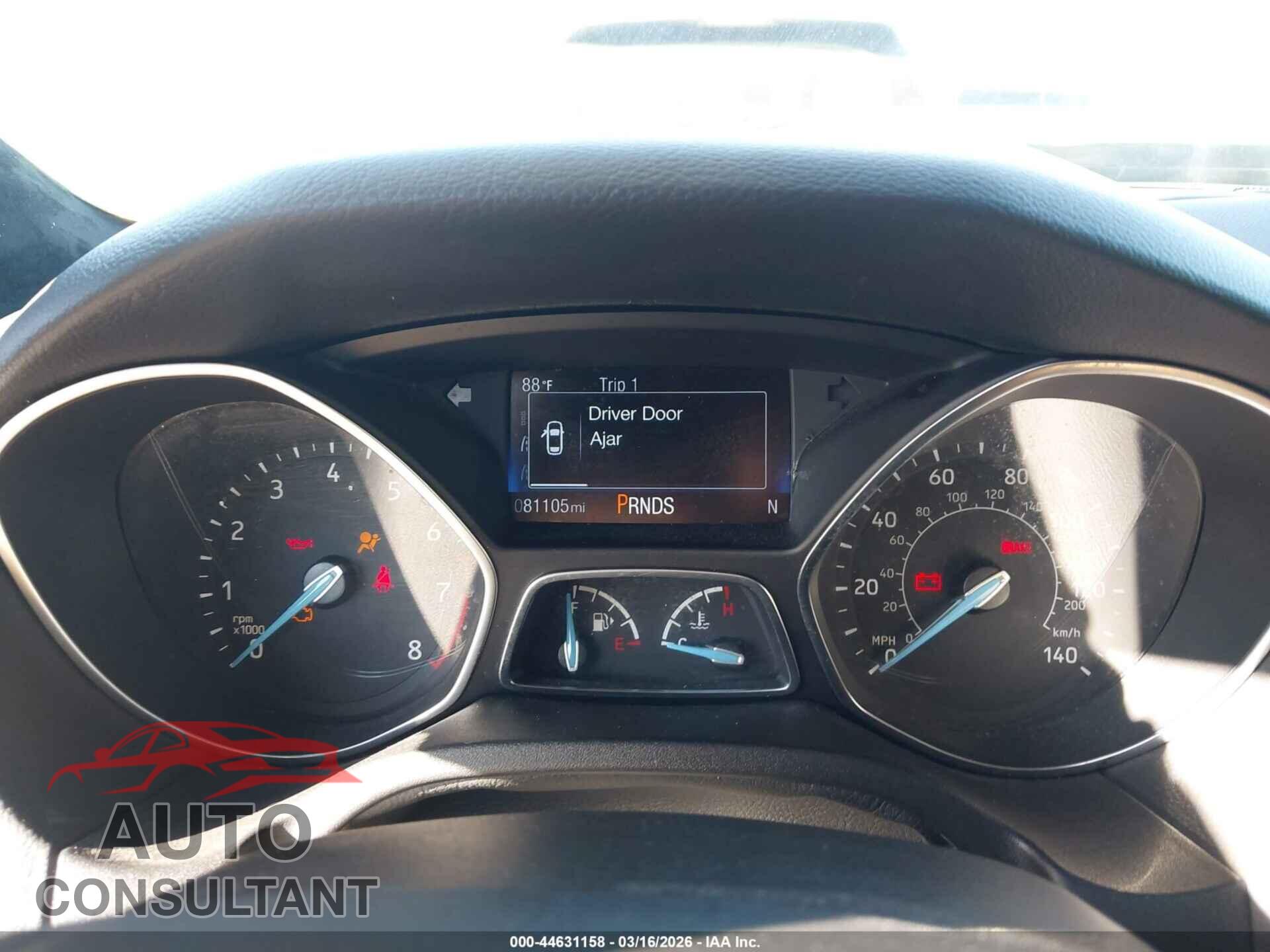 FORD FOCUS 2016 - 1FADP3K2XGL276200