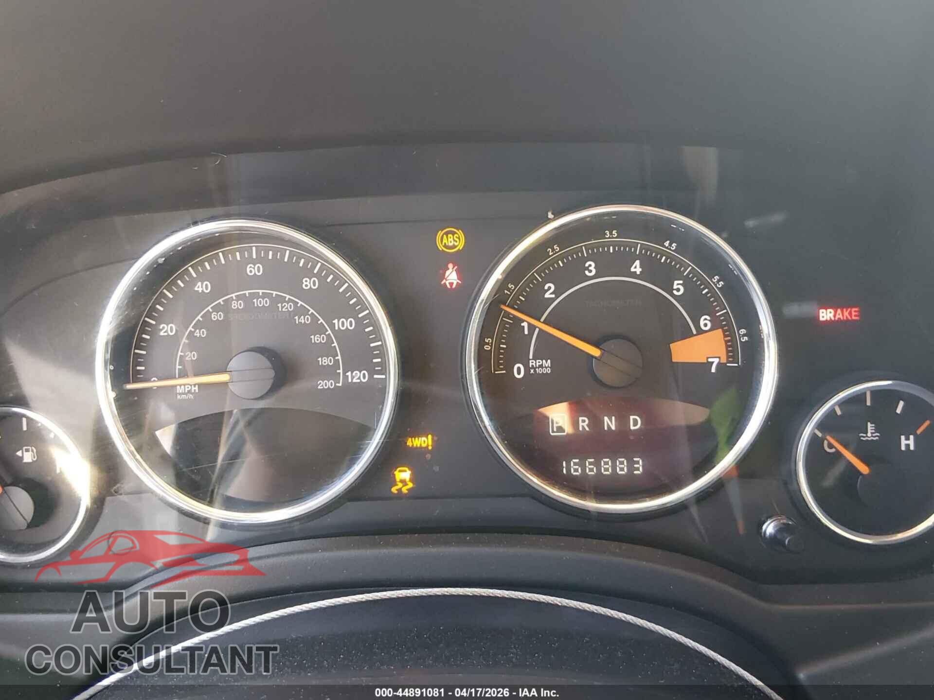 JEEP COMPASS 2016 - 1C4NJDEB0GD630981