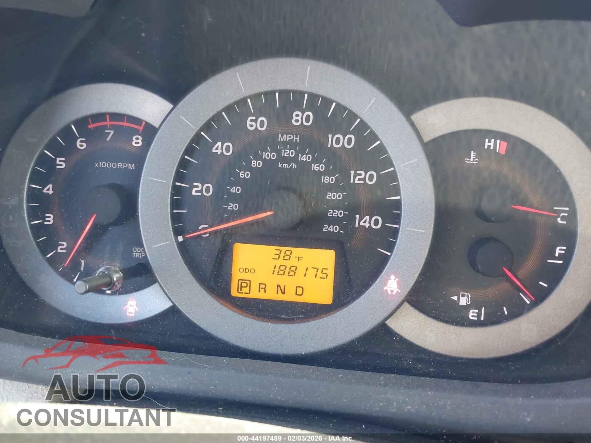 TOYOTA RAV4 2012 - 2T3DK4DV4CW077768