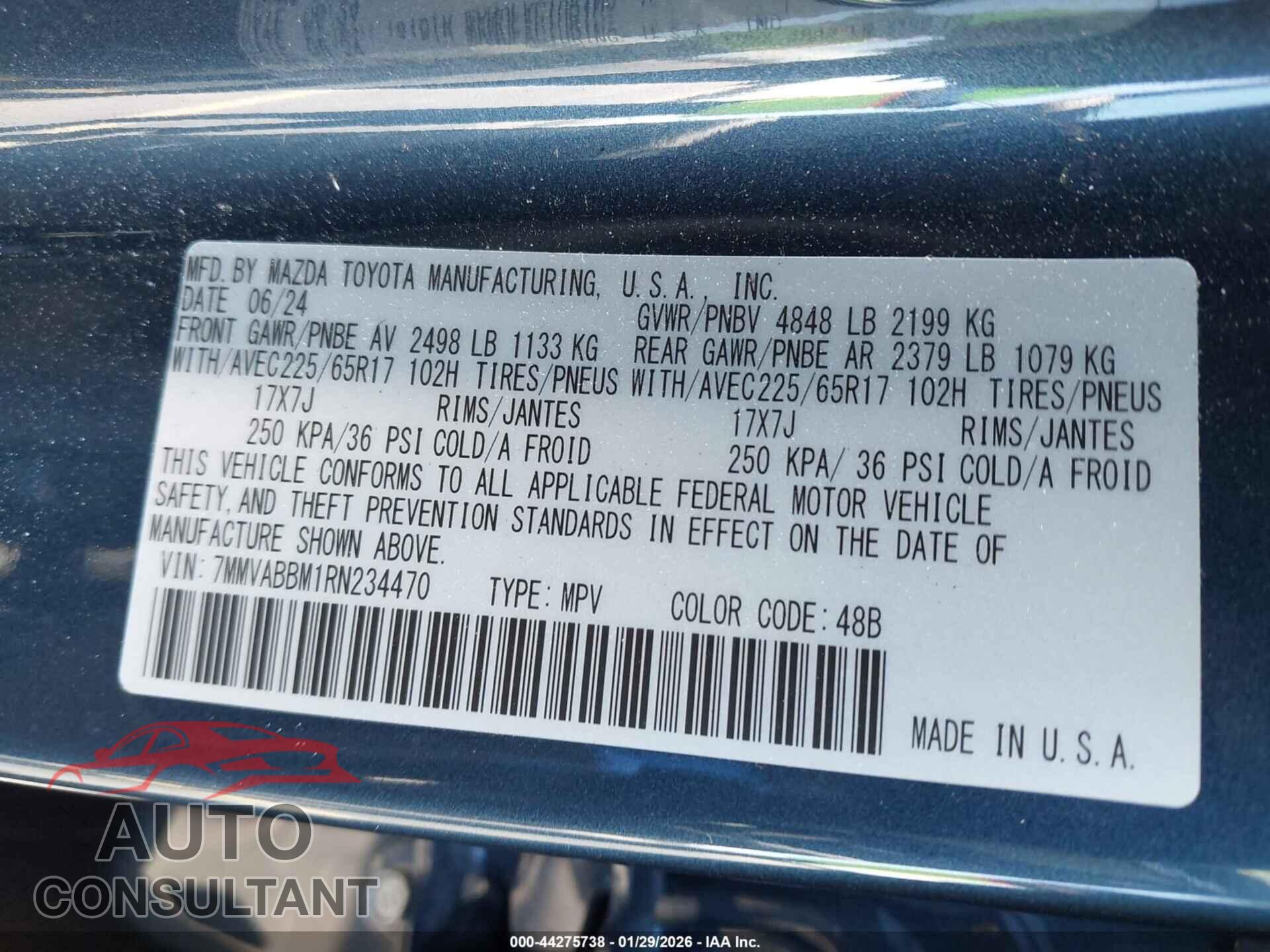 MAZDA CX-50 2024 - 7MMVABBM1RN234470