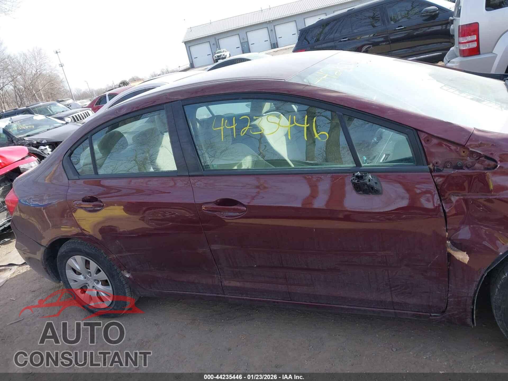 HONDA CIVIC 2012 - 19XFB2F57CE002908