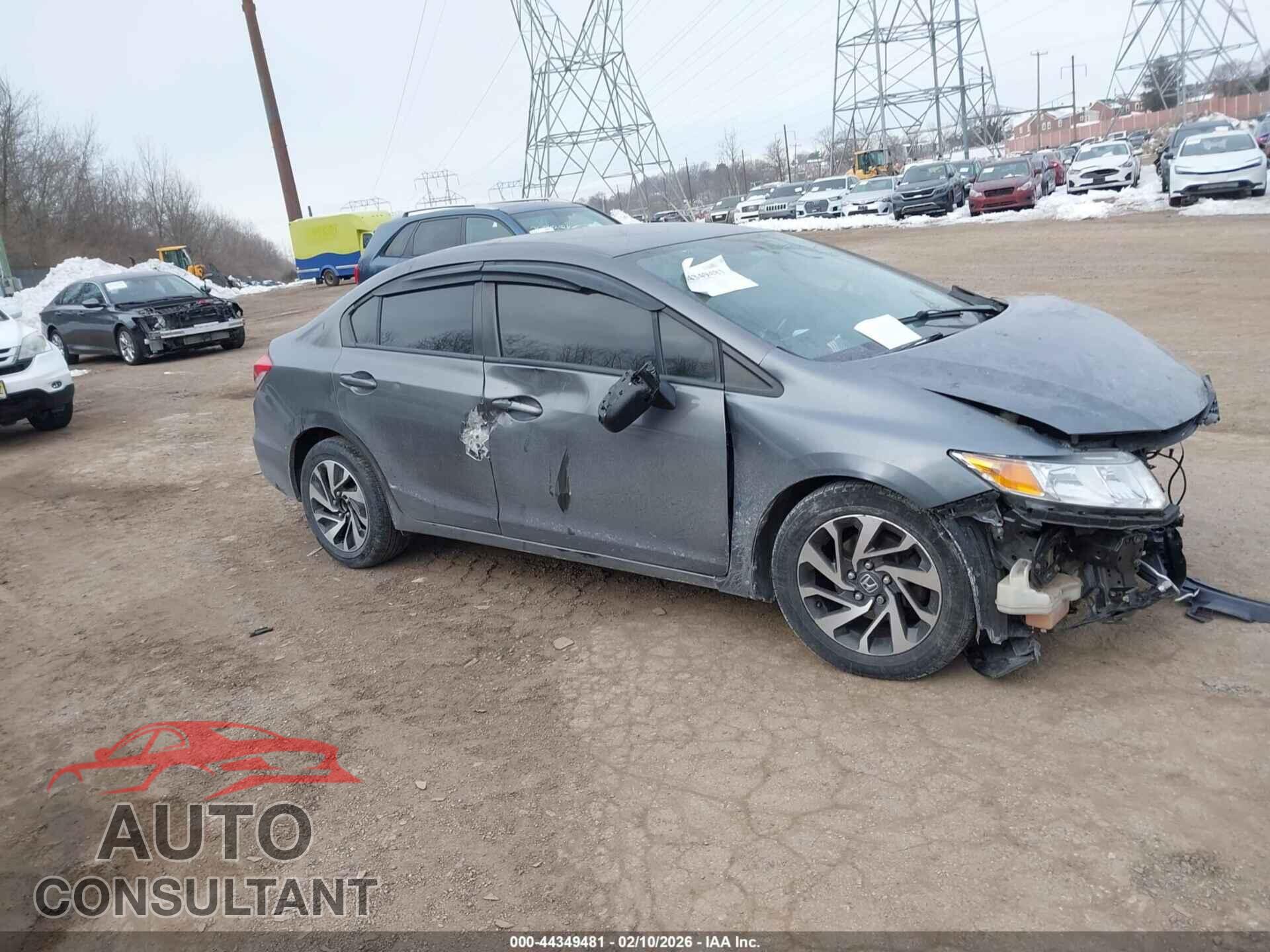 HONDA CIVIC 2013 - 2HGFB2F57DH581776