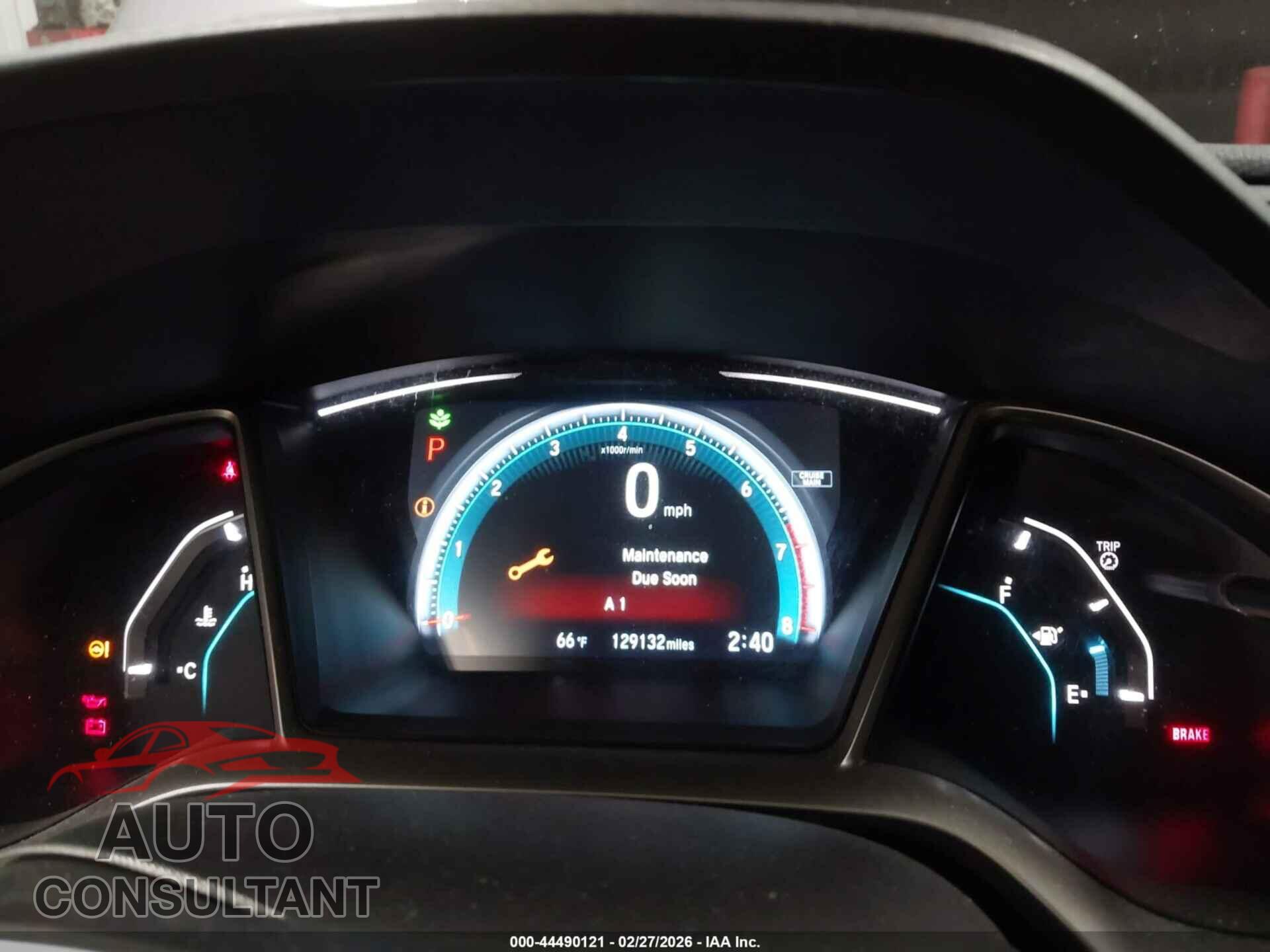 HONDA CIVIC 2016 - 19XFC2F71GE062509