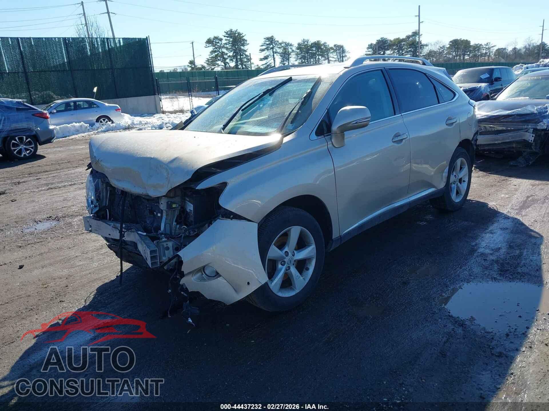 LEXUS RX 350 2013 - 2T2BK1BA7DC164481