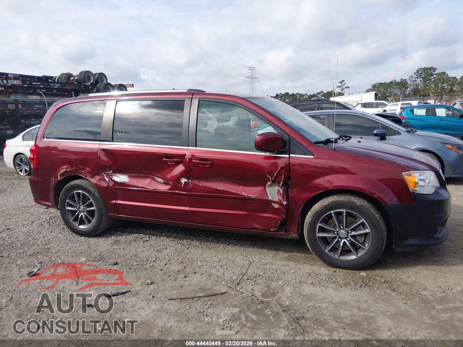 DODGE GRAND CARAVAN 2017 - 2C4RDGCG2HR848038