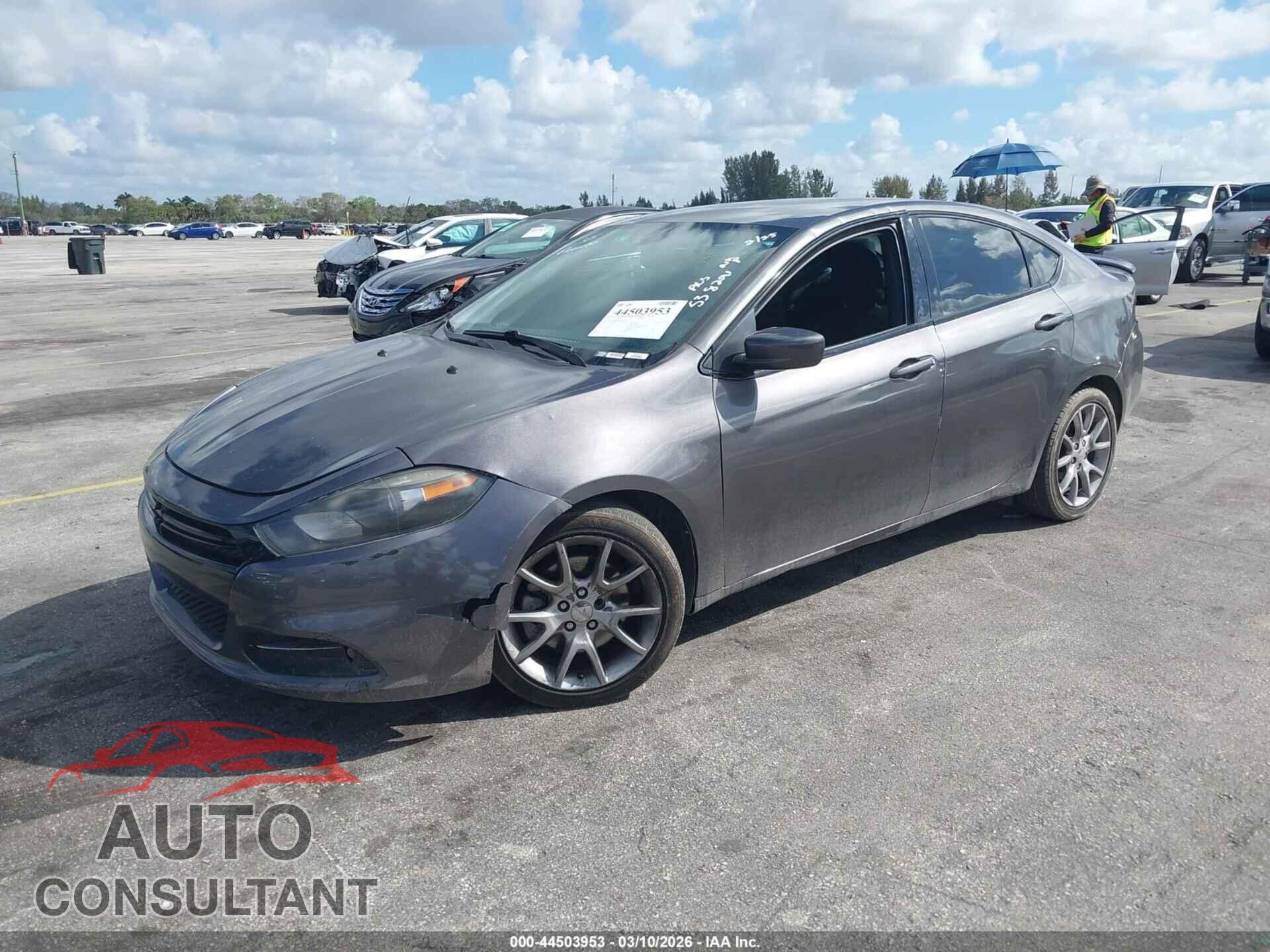 DODGE DART 2016 - 1C3CDFBB4GD538291