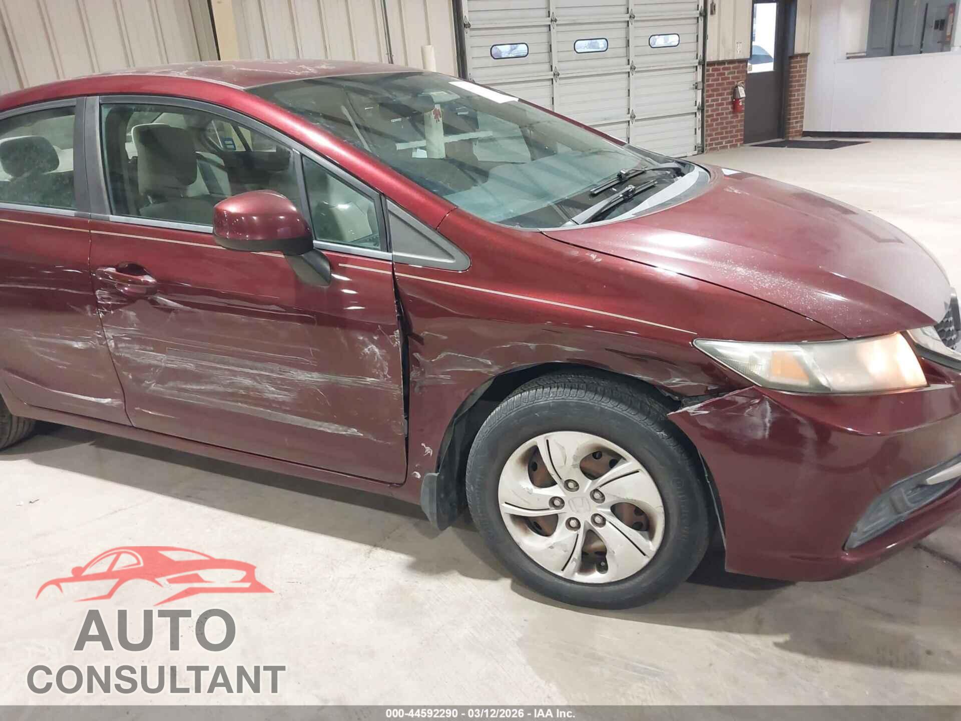 HONDA CIVIC 2013 - 2HGFB2F55DH551918