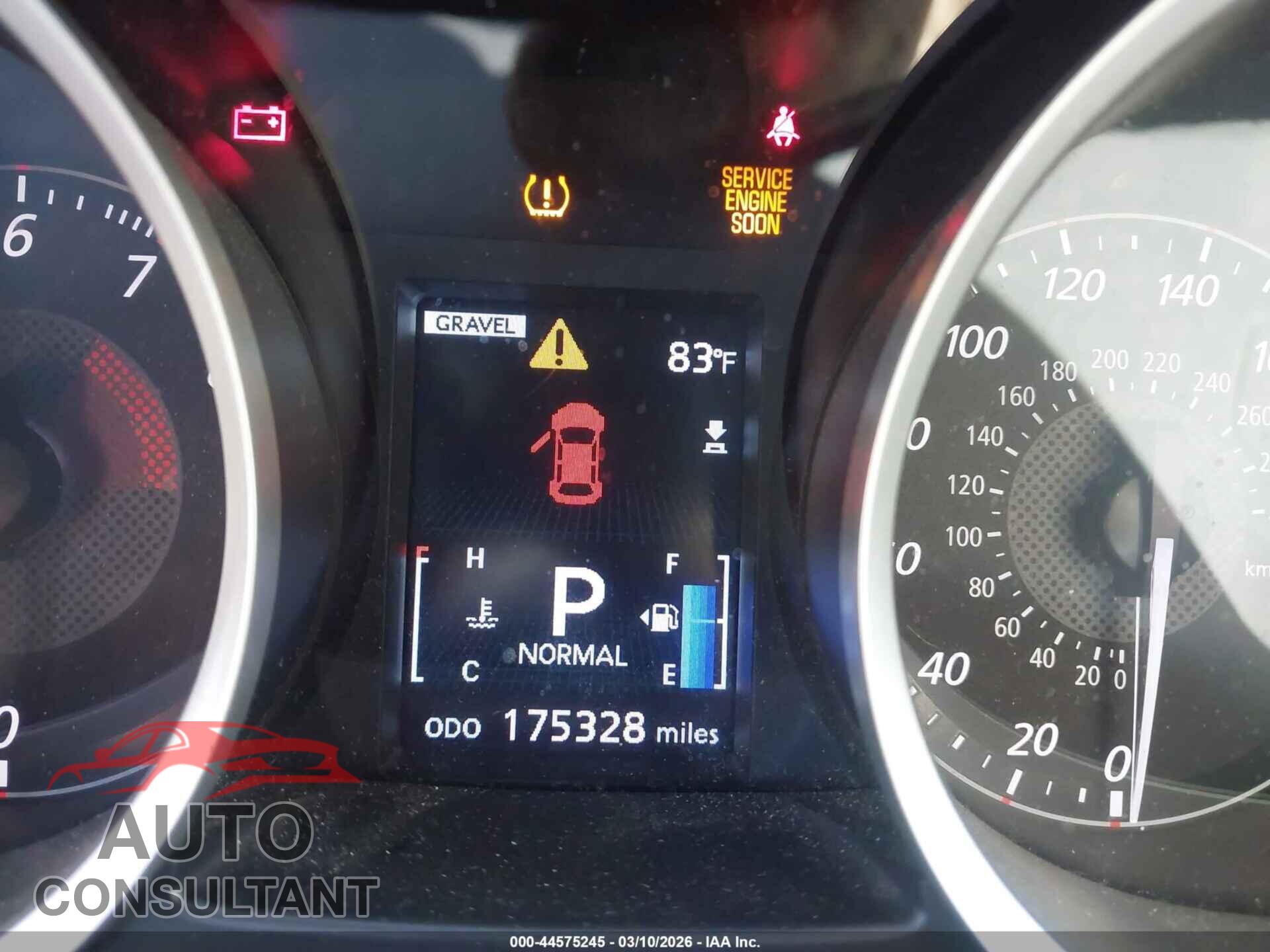 MITSUBISHI LANCER EVOLUTION 2010 - JA32W5FV5AU018459