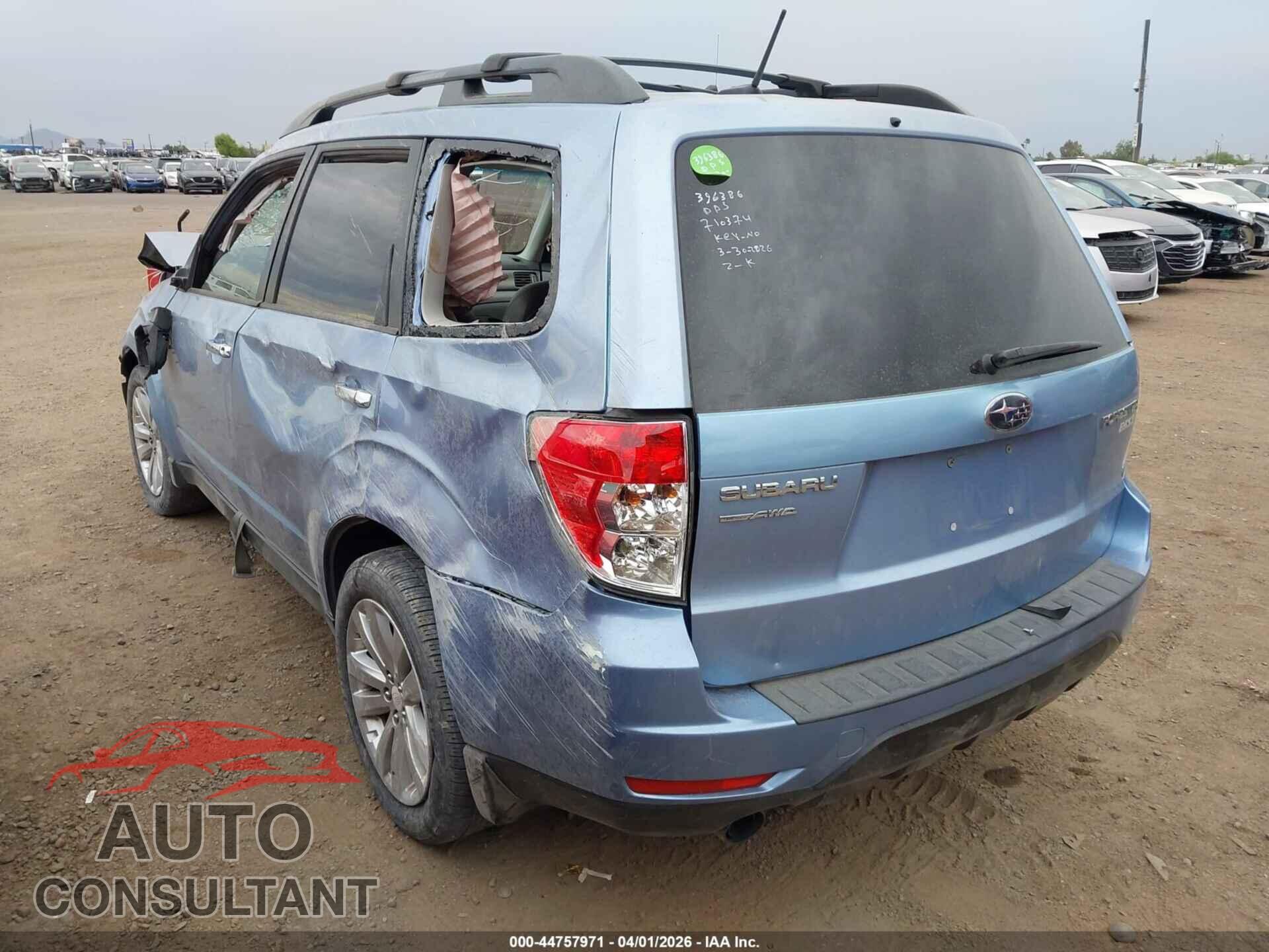 SUBARU FORESTER 2011 - JF2SHAEC6BH710374