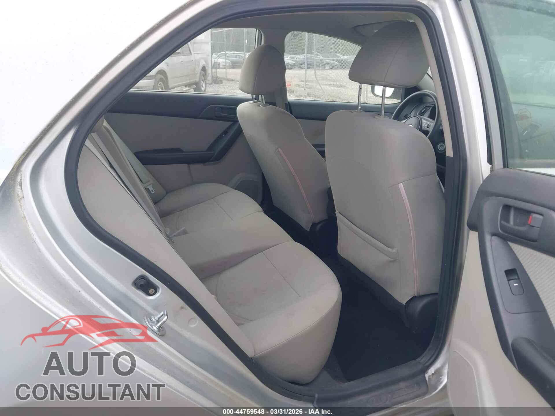 KIA FORTE 2012 - KNAFU4A26C5621916