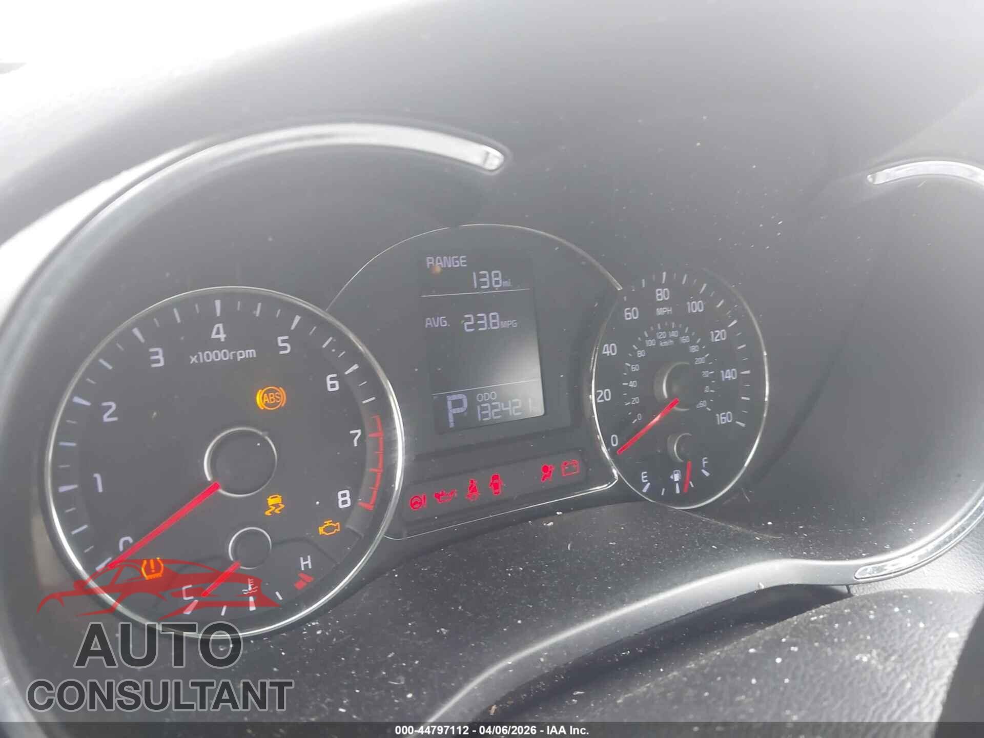 KIA FORTE 2014 - KNAFX4A65E5227689