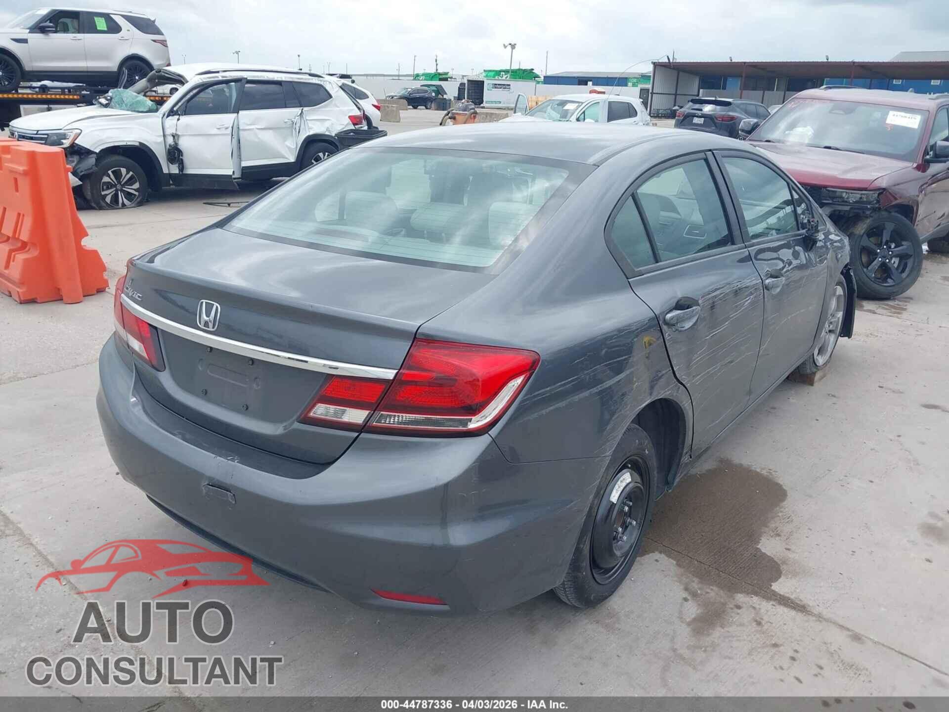HONDA CIVIC 2013 - 19XFB2F57DE262100