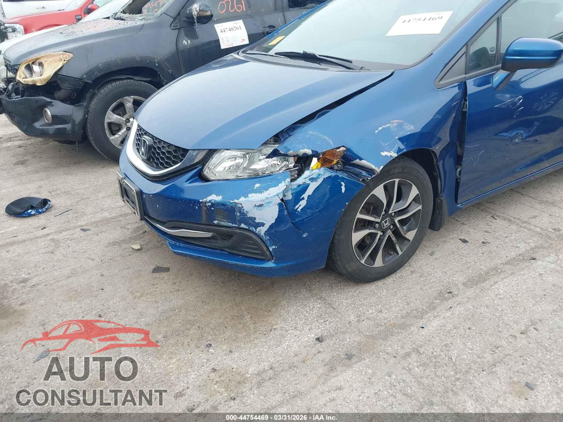 HONDA CIVIC 2014 - 19XFB2F84EE244472