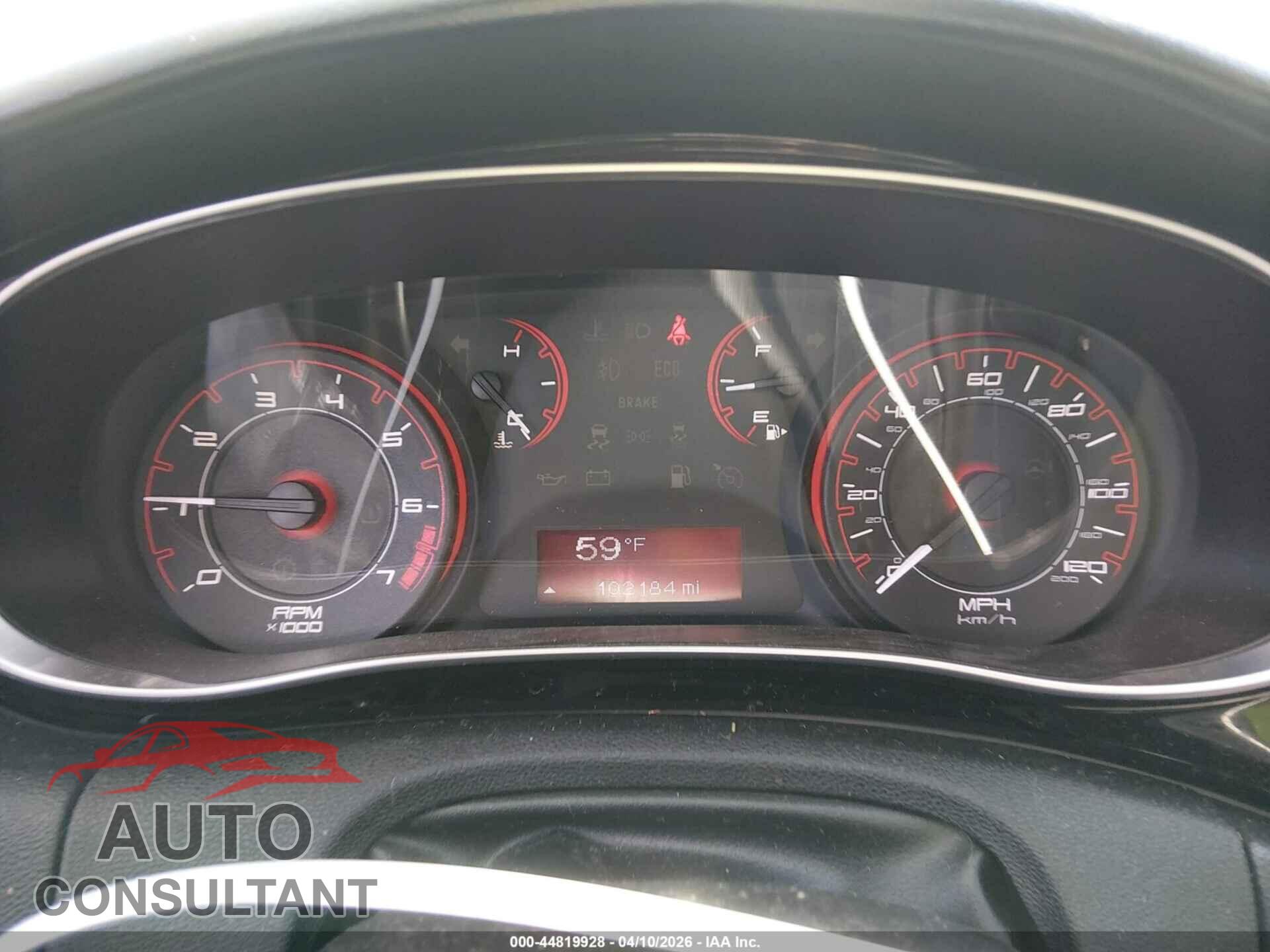 DODGE DART 2013 - 1C3CDFBH2DD312282