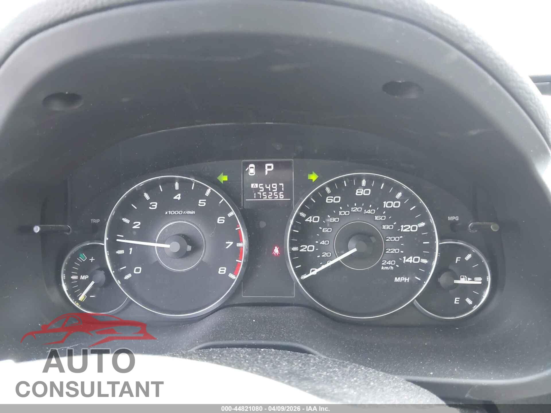 SUBARU OUTBACK 2012 - 4S4BRBCC1C3295172