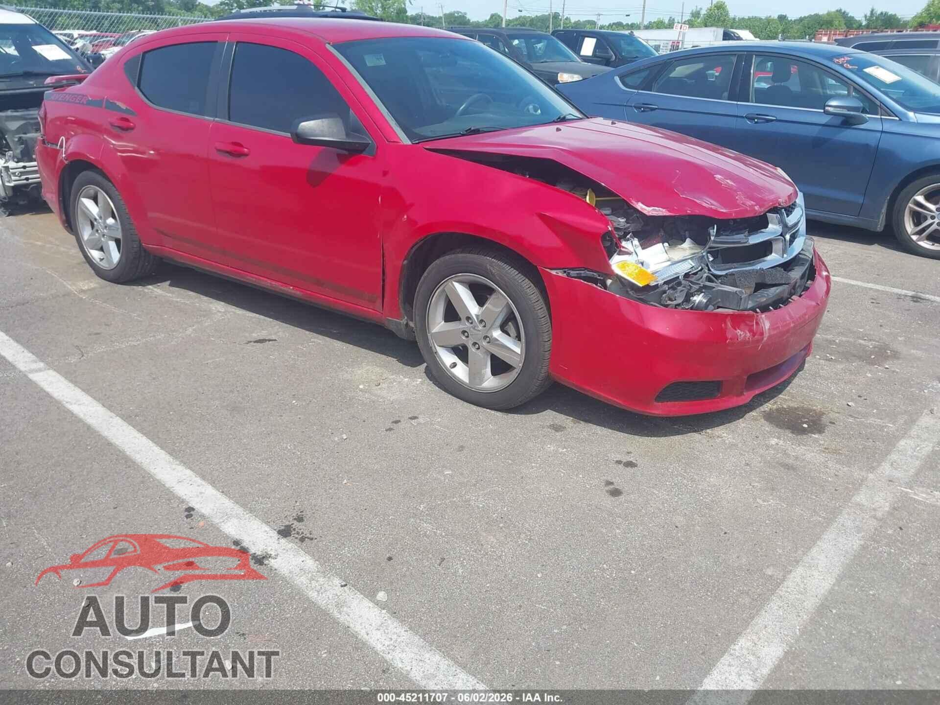 DODGE AVENGER 2013 - 1C3CDZAB7DN583508