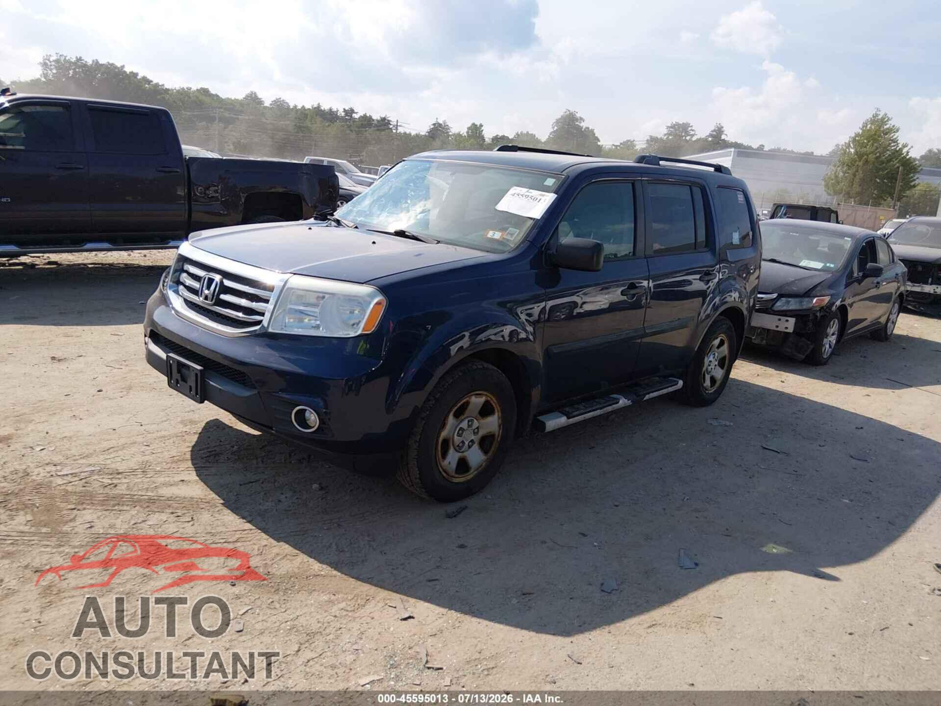 HONDA PILOT 2014 - 5FNYF4H26EB015013