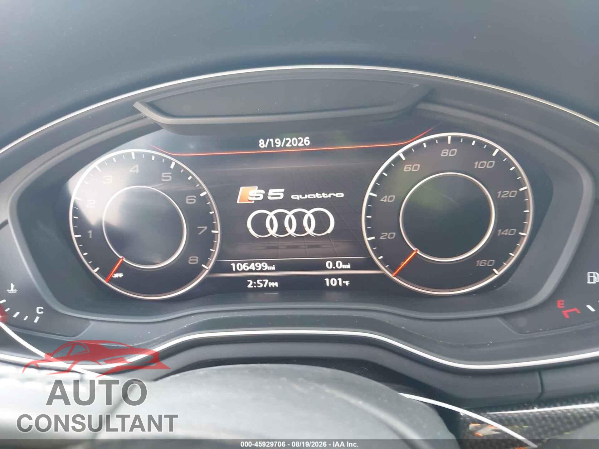 AUDI S5 2018 - WAUC4CF54JA064430
