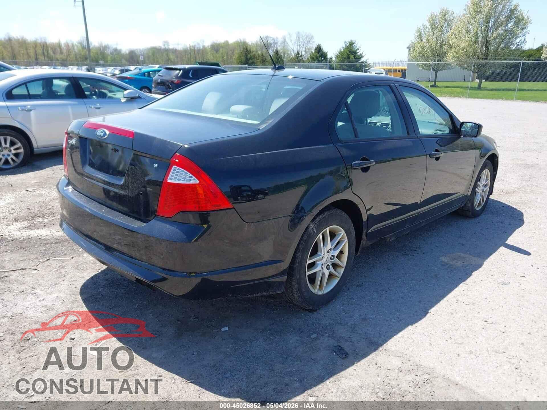 FORD FUSION 2011 - 3FAHP0GA3BR255540