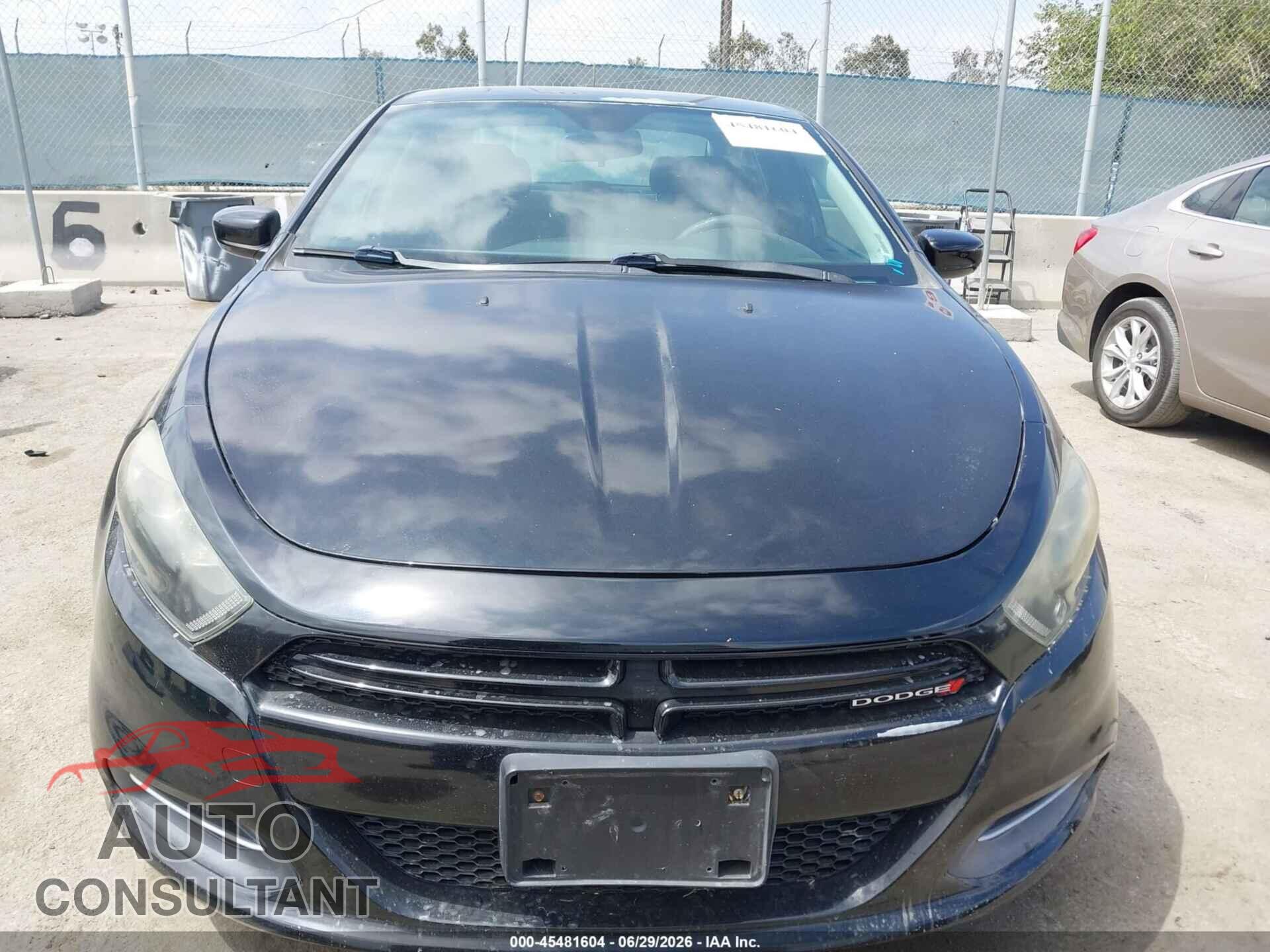 DODGE DART 2015 - 1C3CDFAA4FD421575