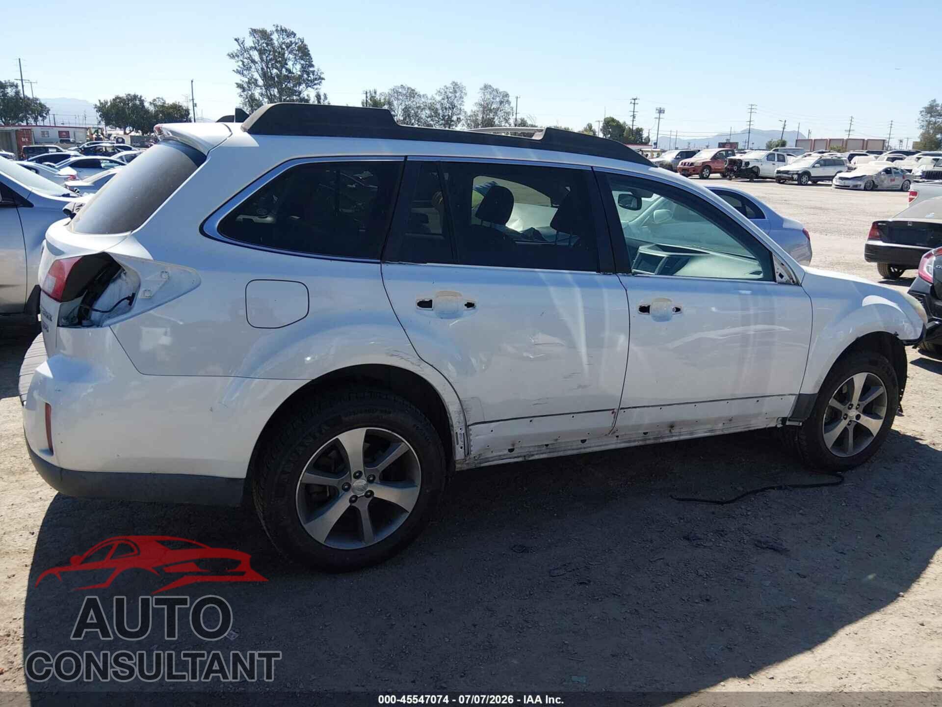 SUBARU OUTBACK 2014 - 4S4BRDPC4E2273004