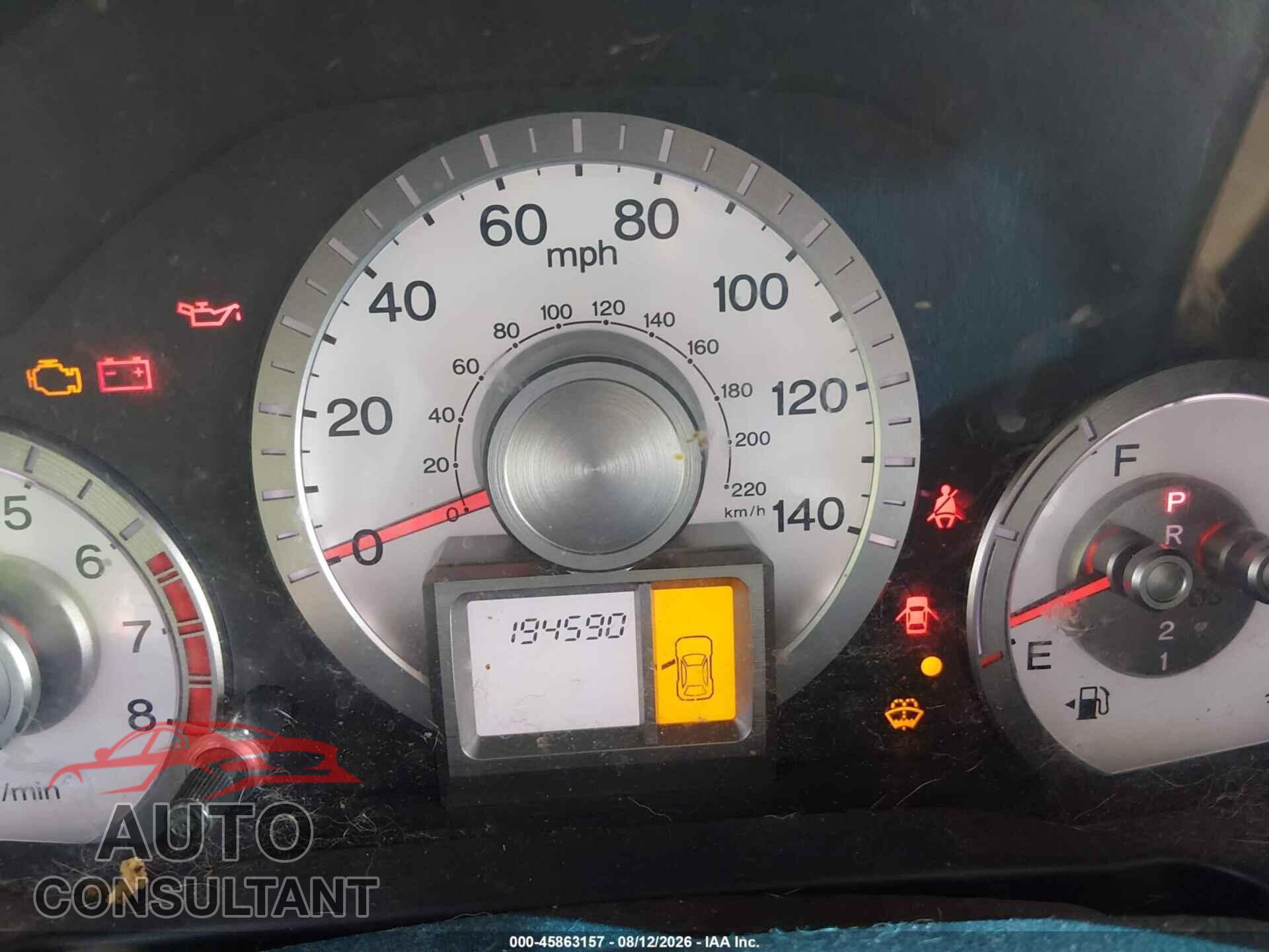 HONDA PILOT 2011 - 5FNYF4H22BB043435