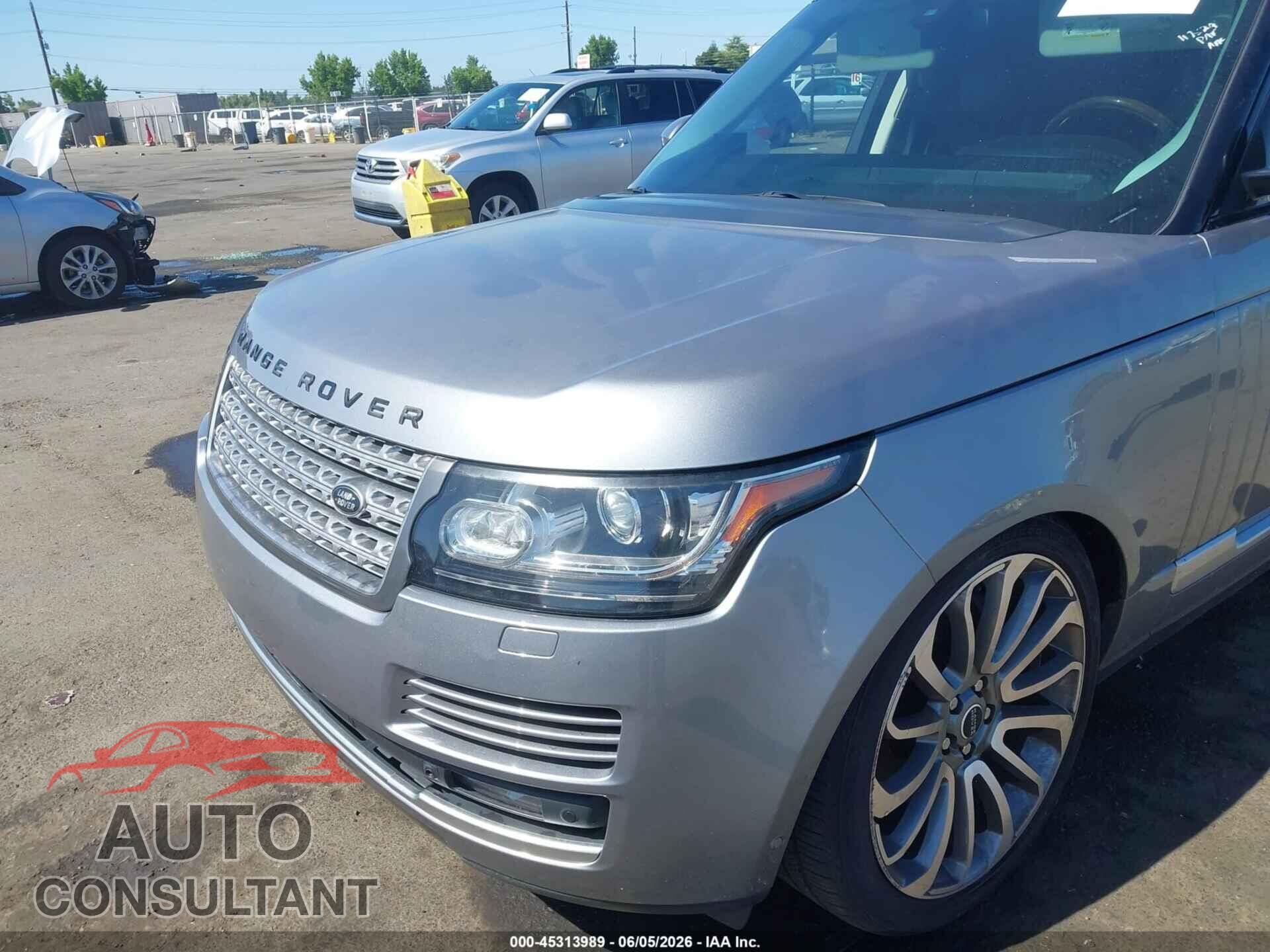 LAND ROVER RANGE ROVER 2013 - SALGS2DF8DA117529