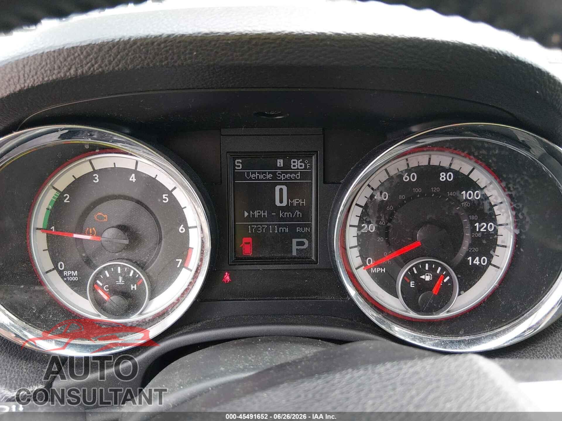 DODGE DURANGO 2011 - 1D4RD4GG7BC598226