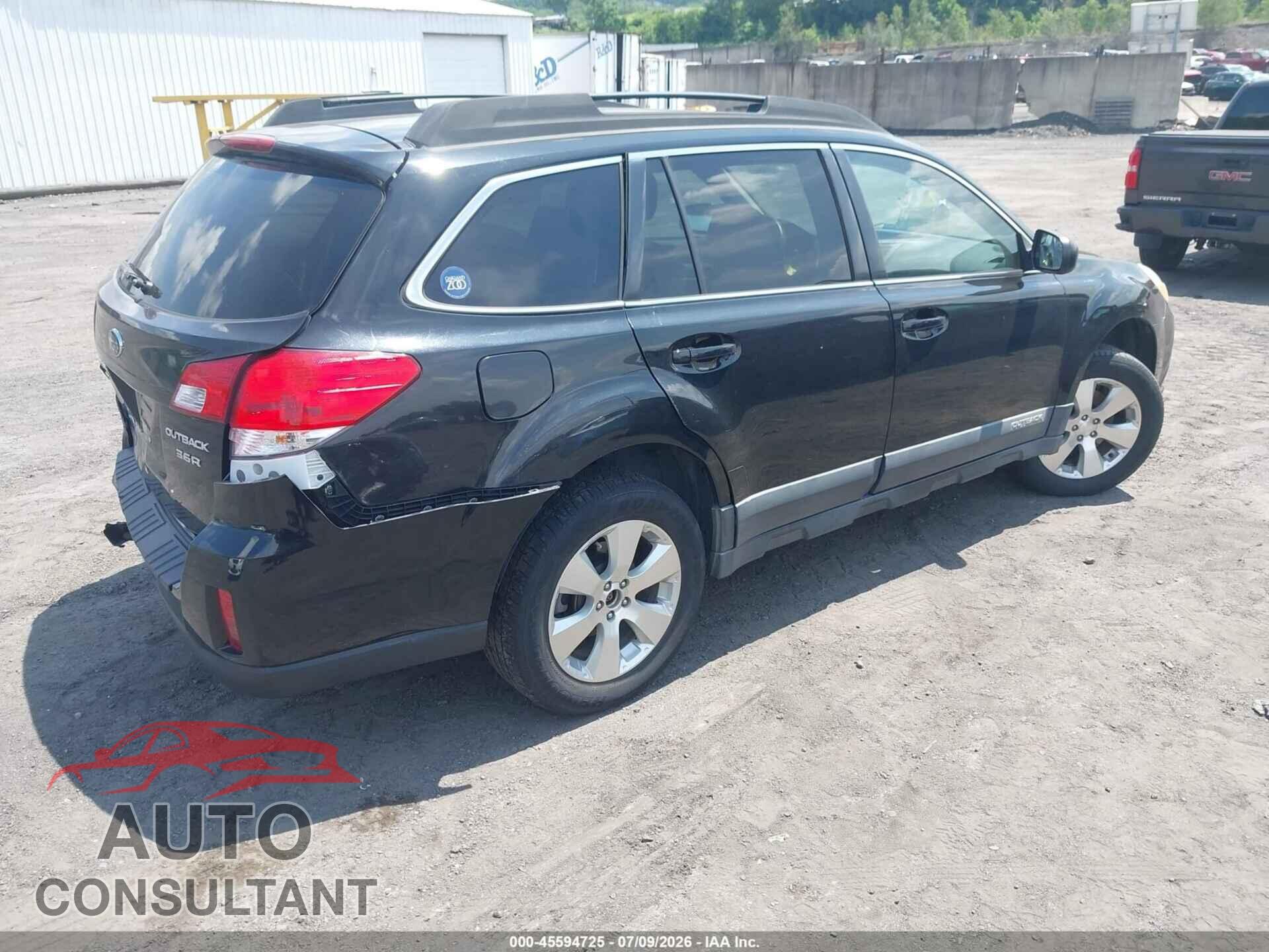 SUBARU OUTBACK 2012 - 4S4BRDAC7C2267896