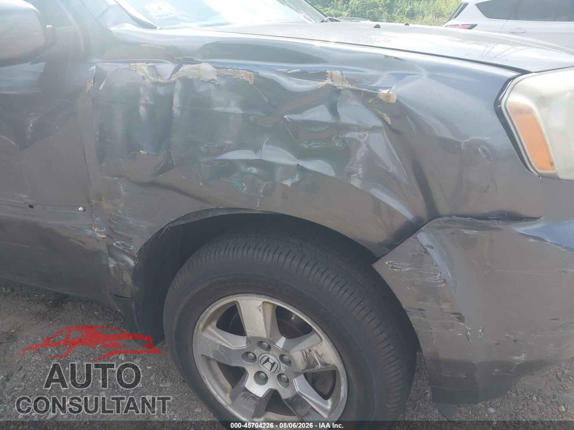 HONDA PILOT 2011 - 5FNYF4H43BB064733