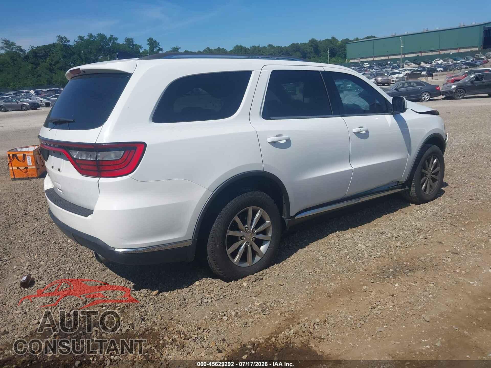 DODGE DURANGO 2016 - 1C4RDJAG4GC341343