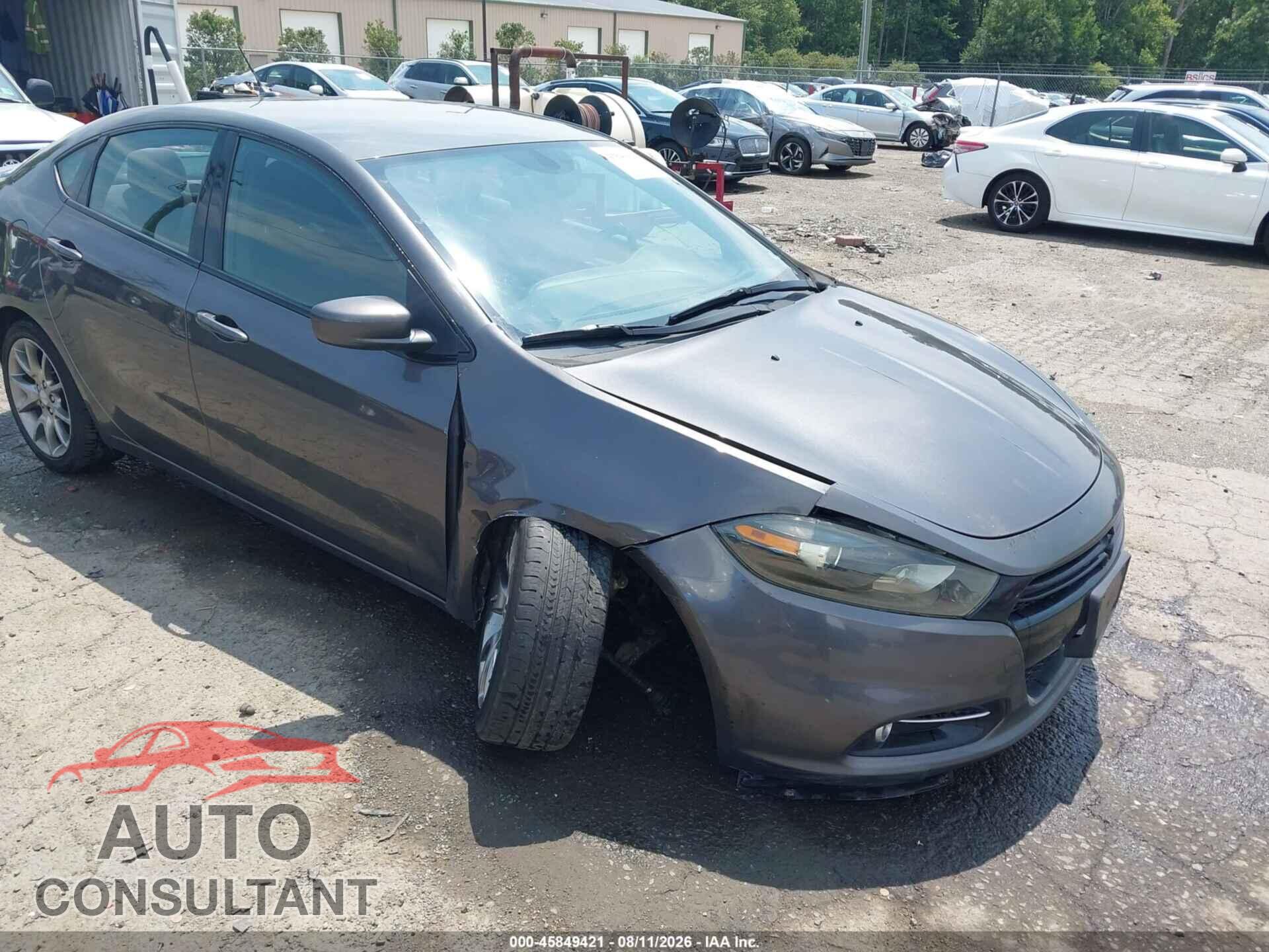 DODGE DART 2015 - 1C3CDFBB5FD242890