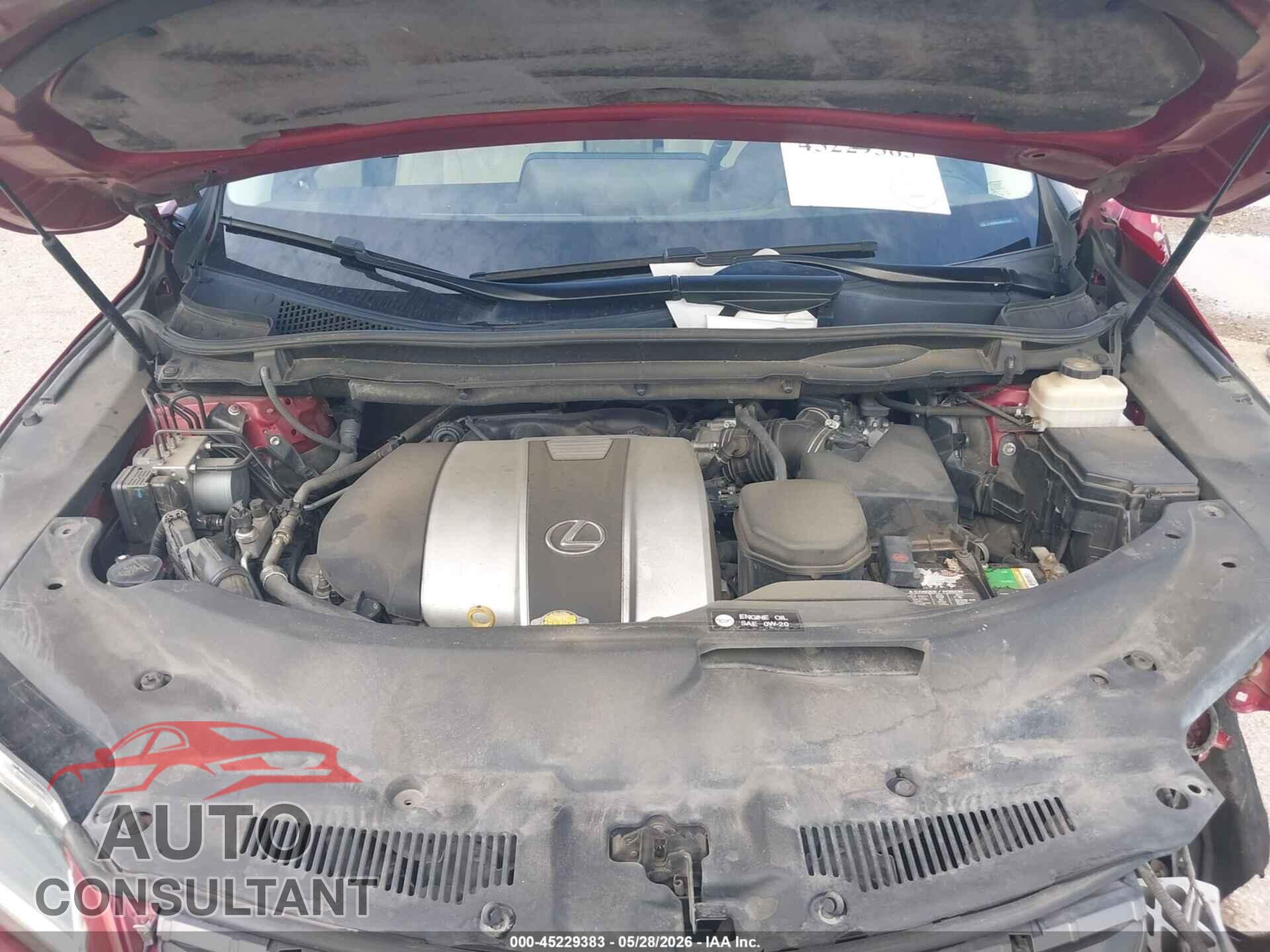 LEXUS RX 350 2016 - 2T2BZMCA2GC015427