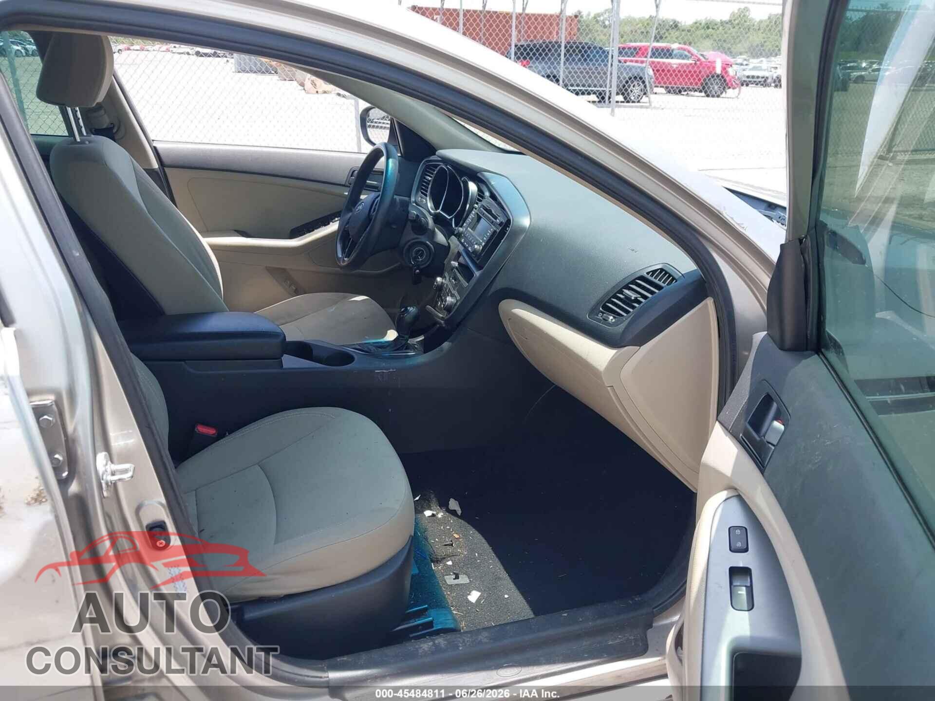 KIA OPTIMA 2012 - KNAGM4A73C5279955