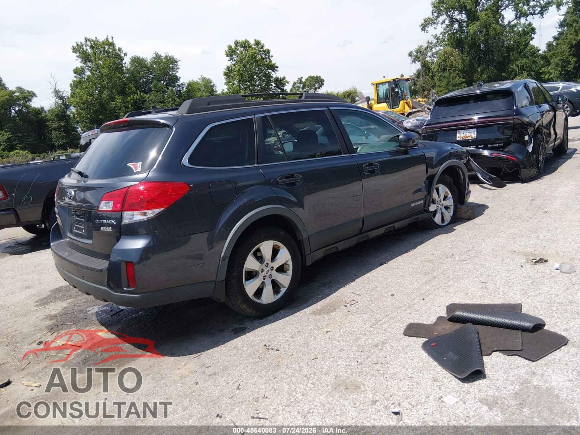 SUBARU OUTBACK 2012 - 4S4BRBLC4C3282173