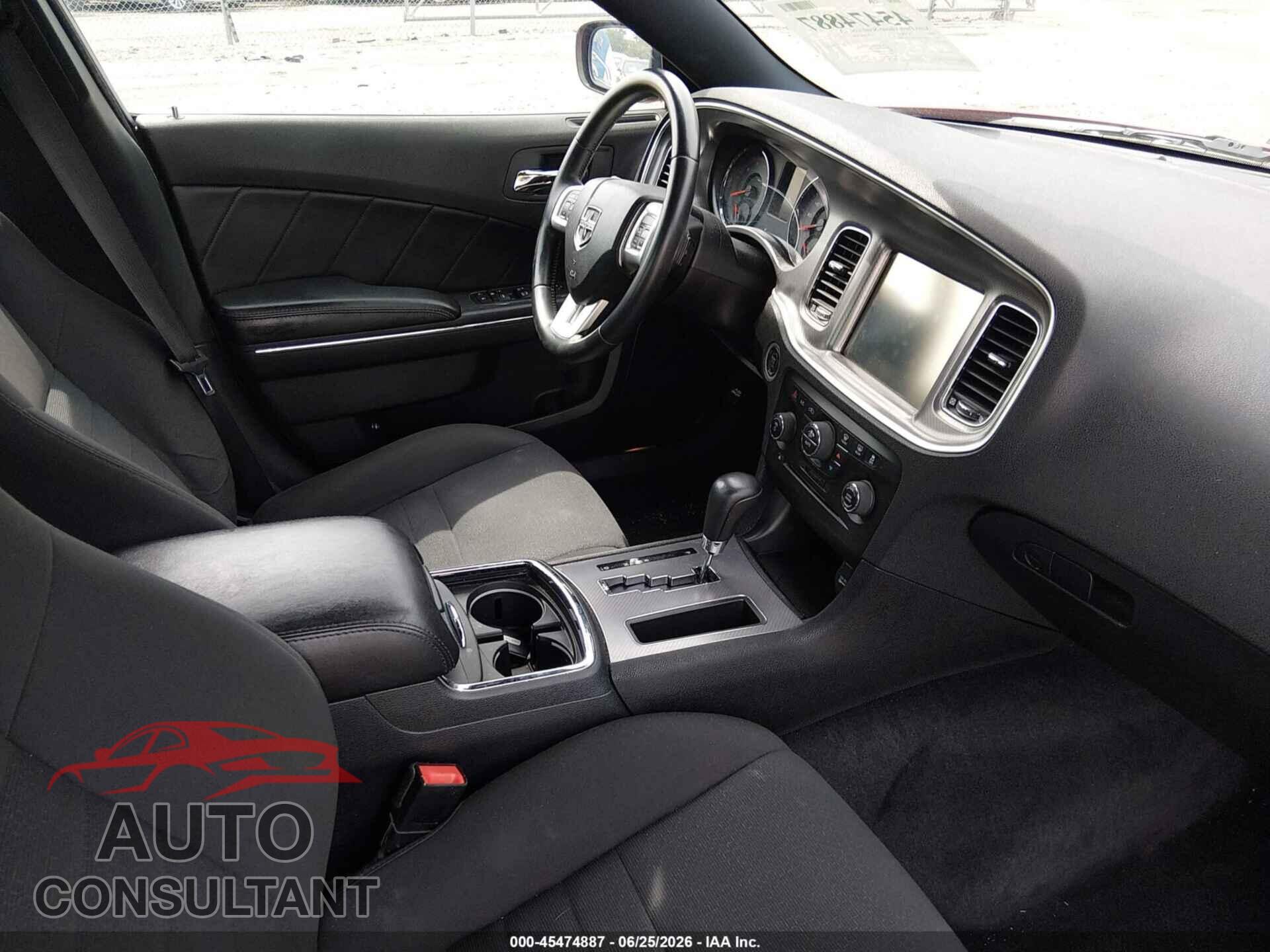 DODGE CHARGER 2012 - 2C3CDXDT6CH235988