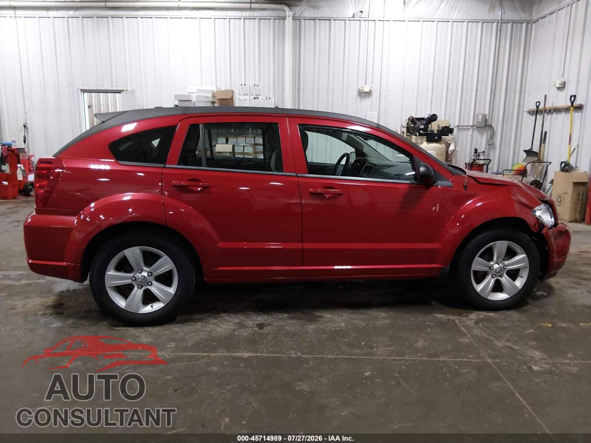 DODGE CALIBER 2012 - 1C3CDWDA1CD536366