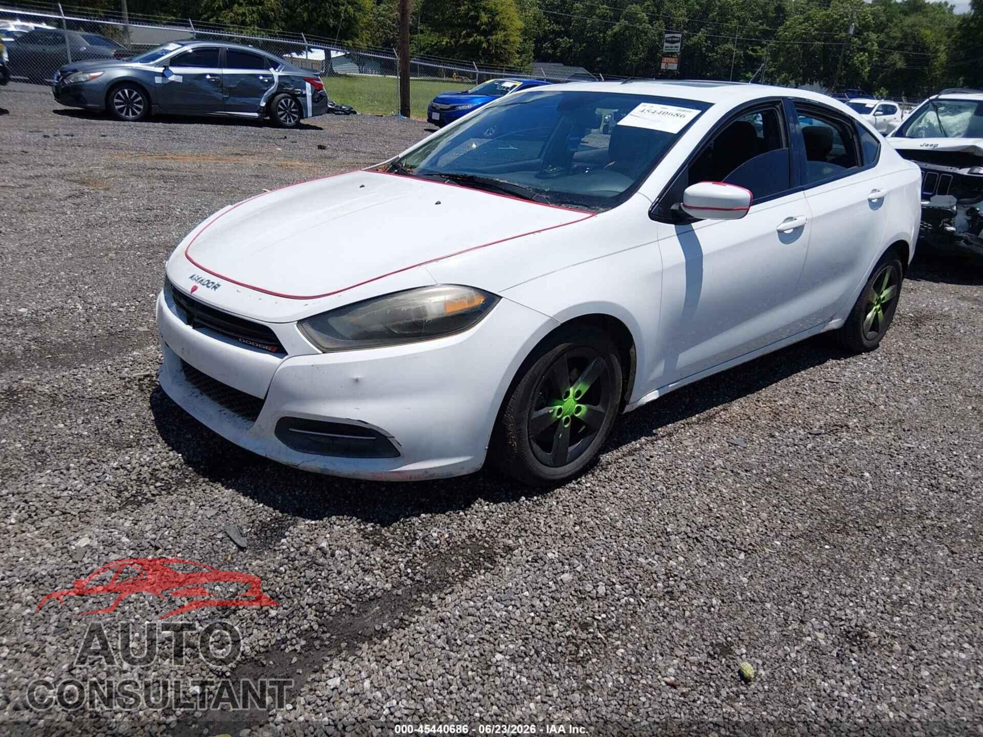 DODGE DART 2015 - 1C3CDFBBXFD404819