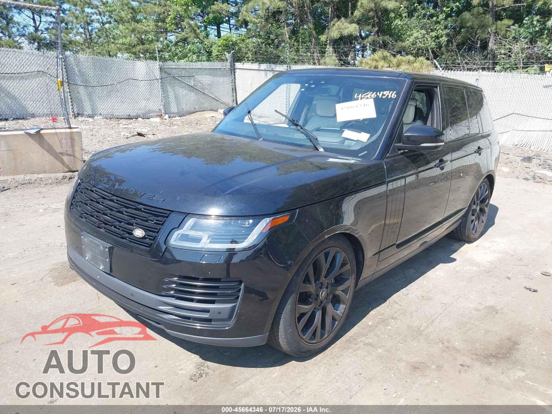 LAND ROVER RANGE ROVER 2018 - SALGS2REXJA388037