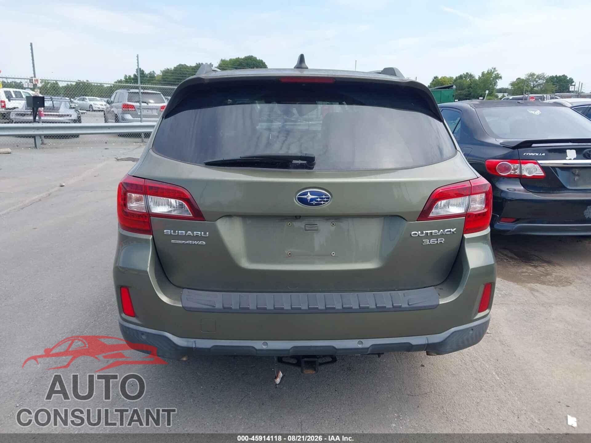 SUBARU OUTBACK 2017 - 4S4BSETC4H3420002