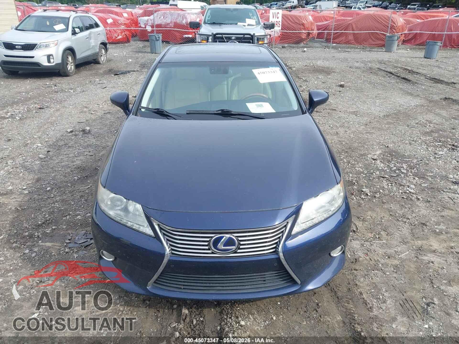 LEXUS ES 300H 2013 - JTHBW1GG3D2027024