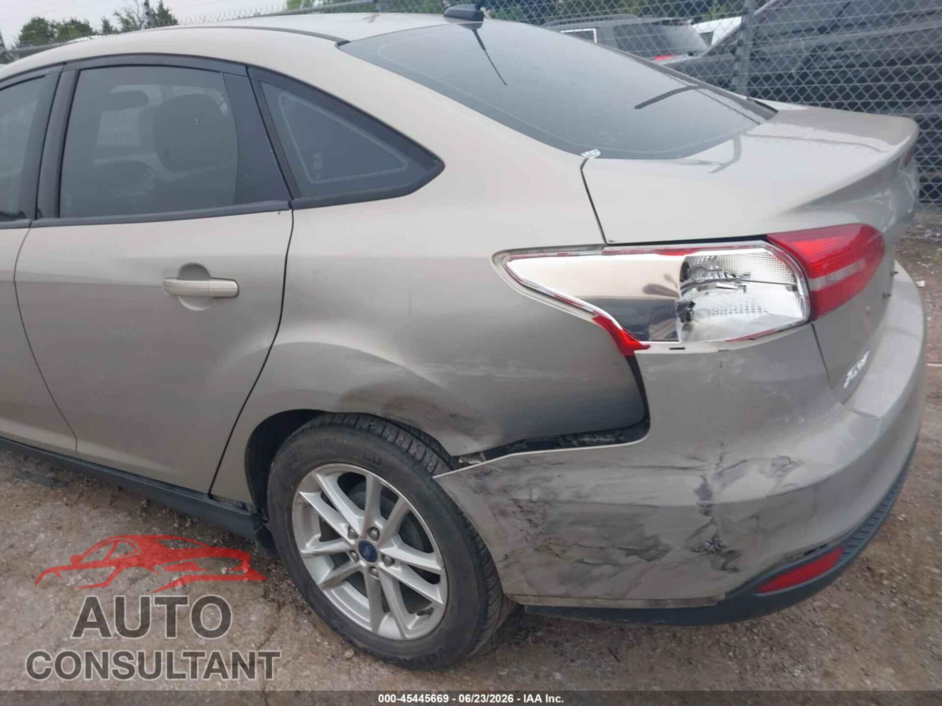 FORD FOCUS 2016 - 1FADP3F29GL352869