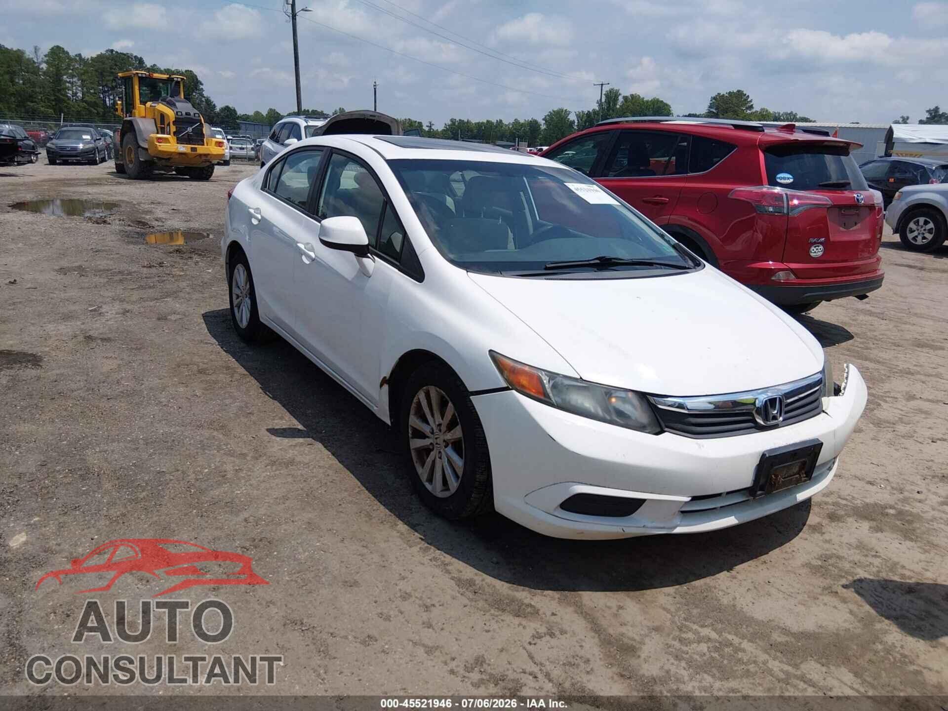HONDA CIVIC 2012 - 19XFB2F80CE057064