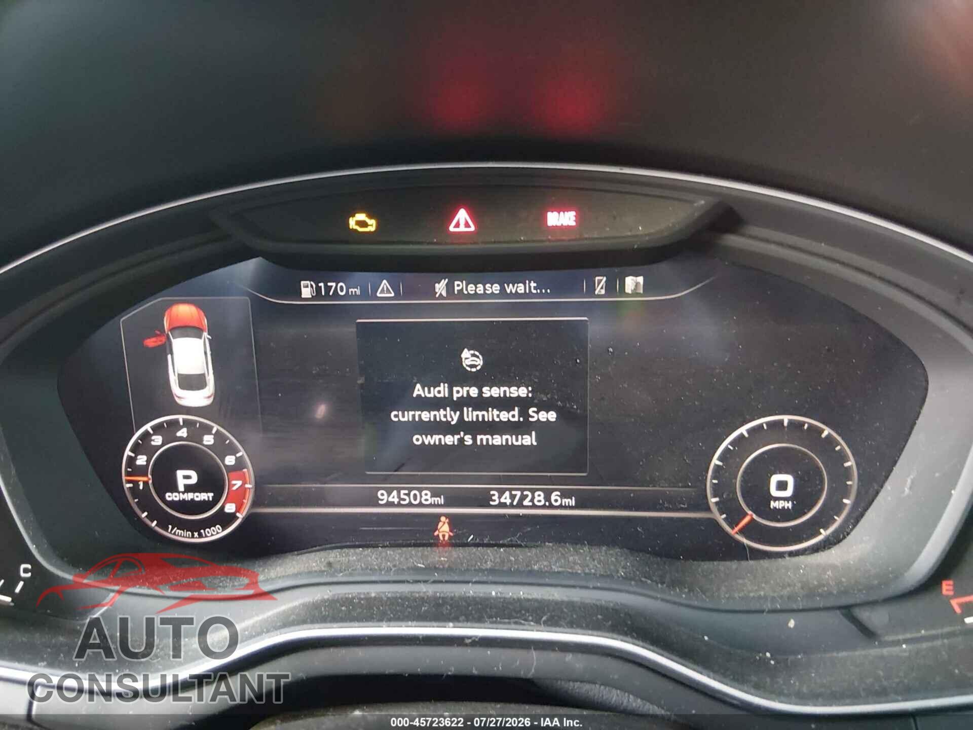 AUDI S5 2018 - WAUC4CF51JA057726