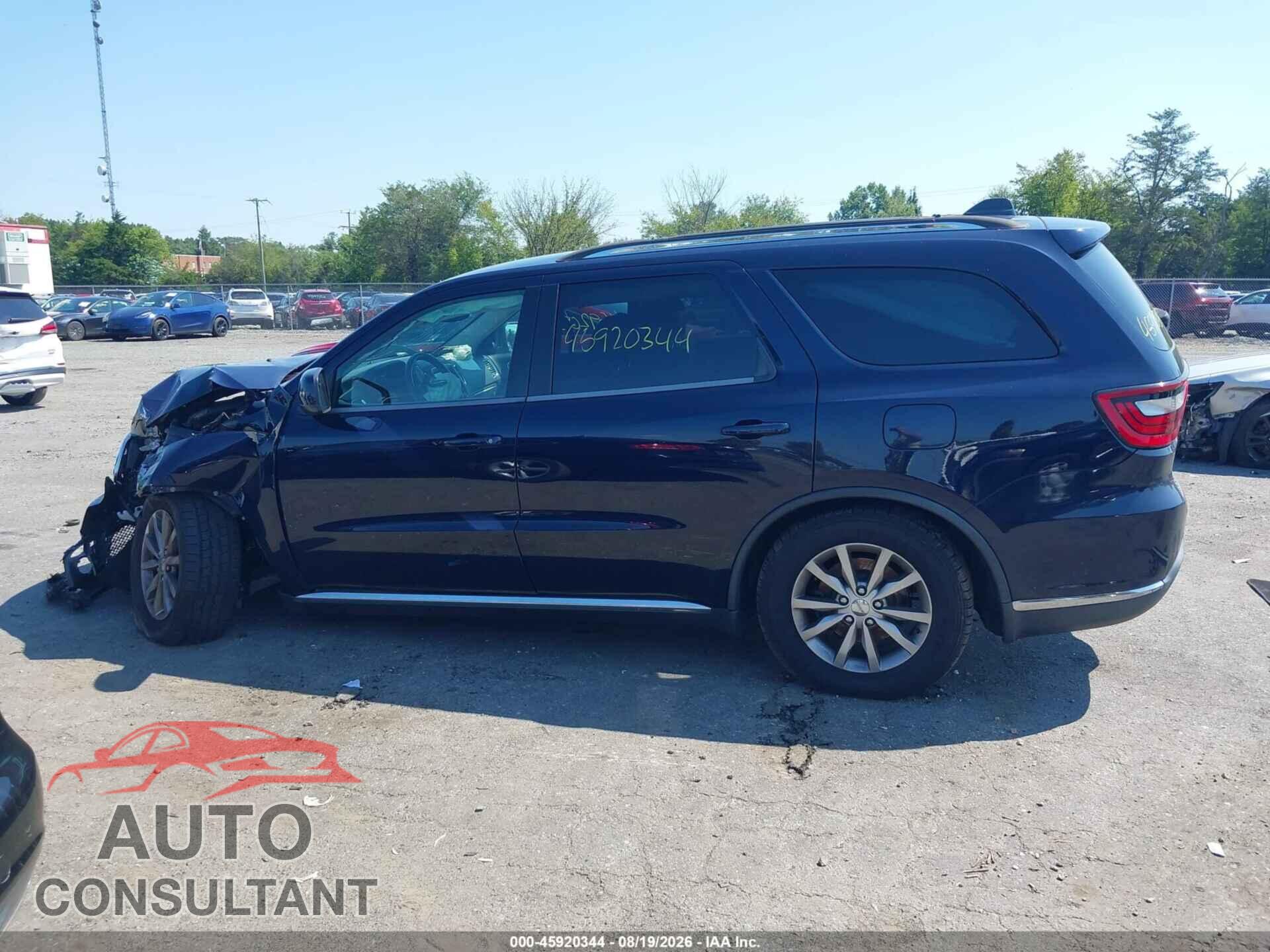 DODGE DURANGO 2017 - 1C4RDHAG5HC724444