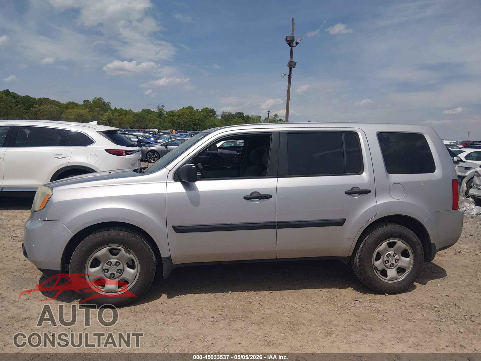 HONDA PILOT 2015 - 5FNYF4H22FB044302